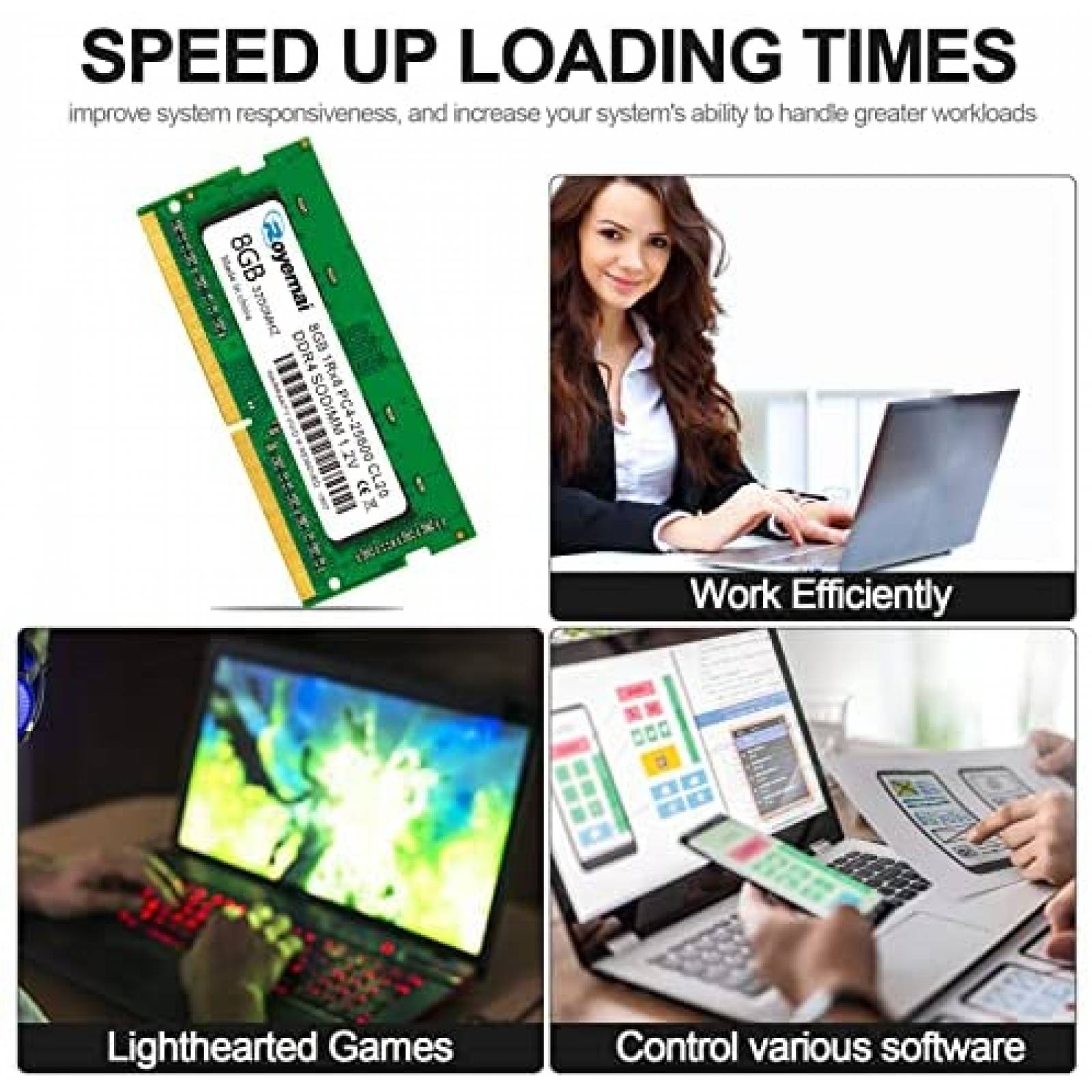 Memoria D DUOMEIQI DDR4 25600S PC4 3200 8GB SODIMM