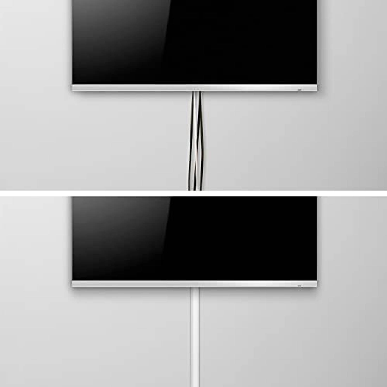 Covertura Cables D-Line 78" Organizador Adhesivo -Blanco