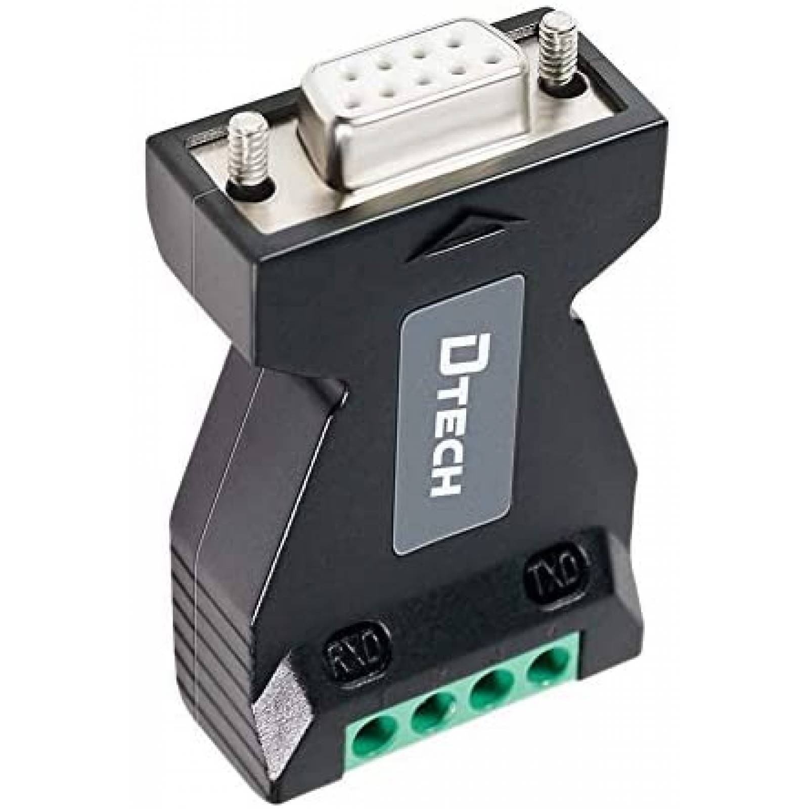 Adaptador DTech para Conector RS-232 a RS-485 -Negro