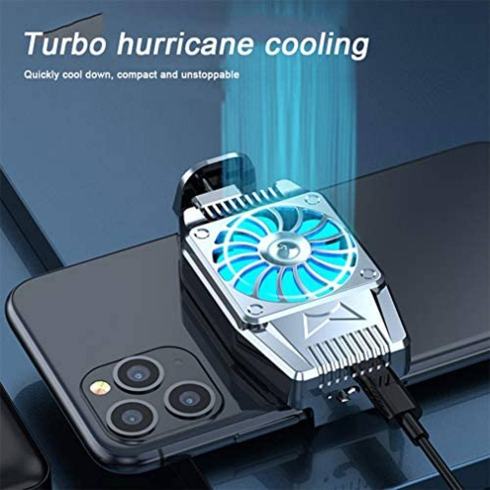 Enfriador Smartphone EMISH Universal Mini Gaming -Gris