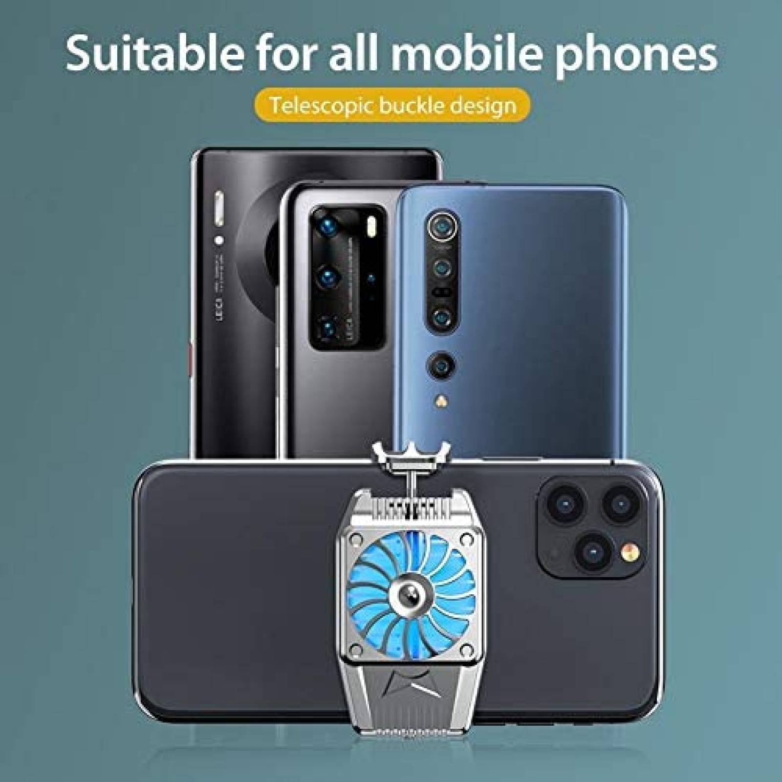 Enfriador Smartphone EMISH Universal Mini Gaming -Gris
