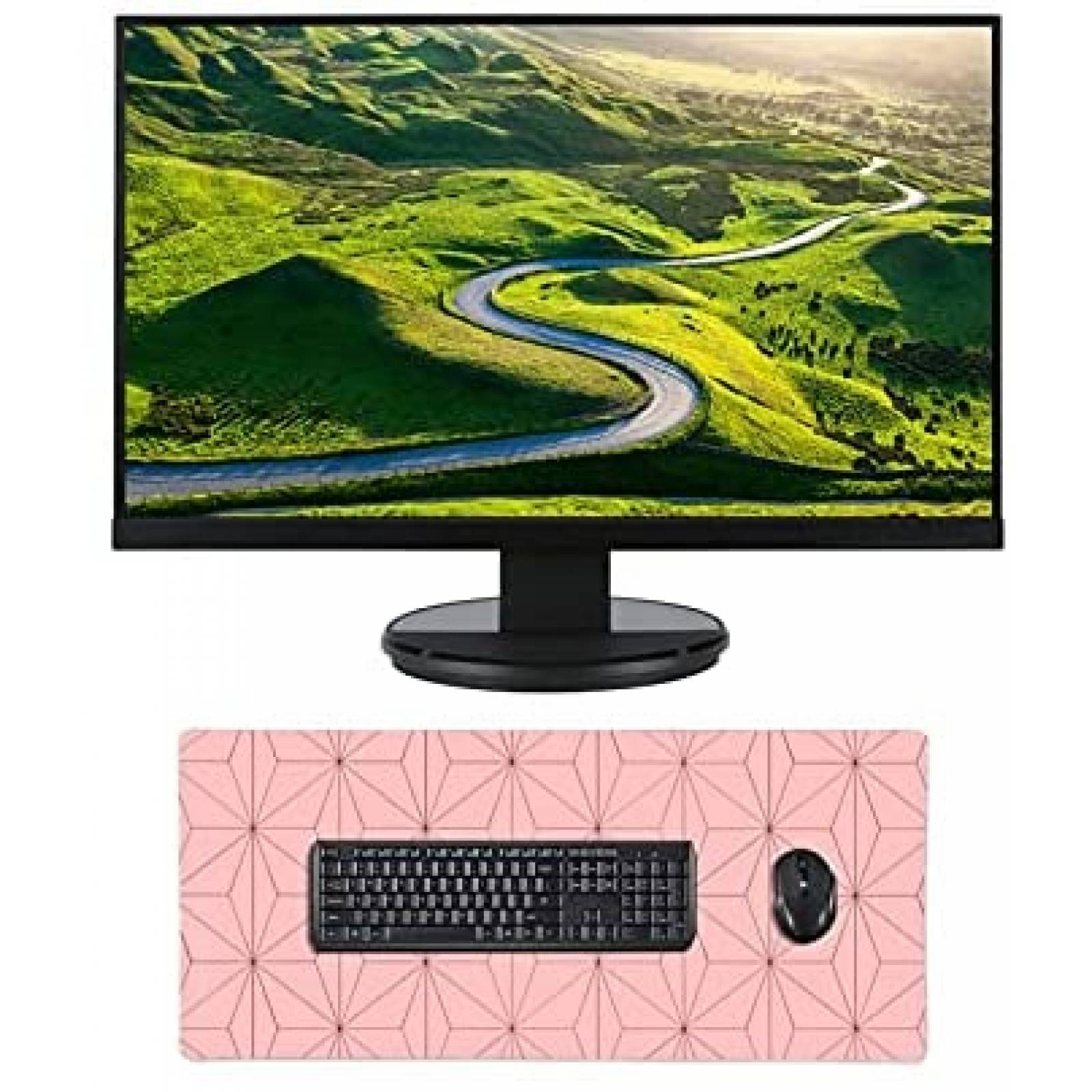 Mouse Pad Generico 15,8x35,5'' Antideslizante -Rosa