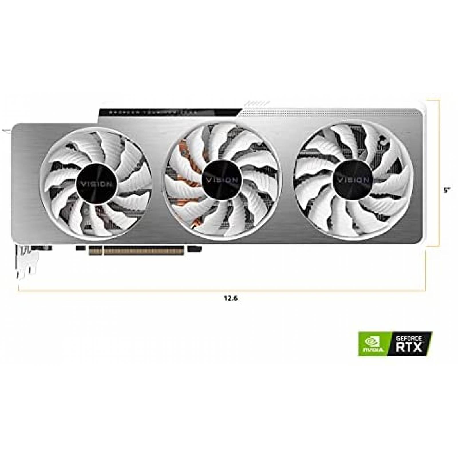 Tarjeta Grafica GIGABYTE GeForce RTX 3080 12GB 384bit GDDR6X