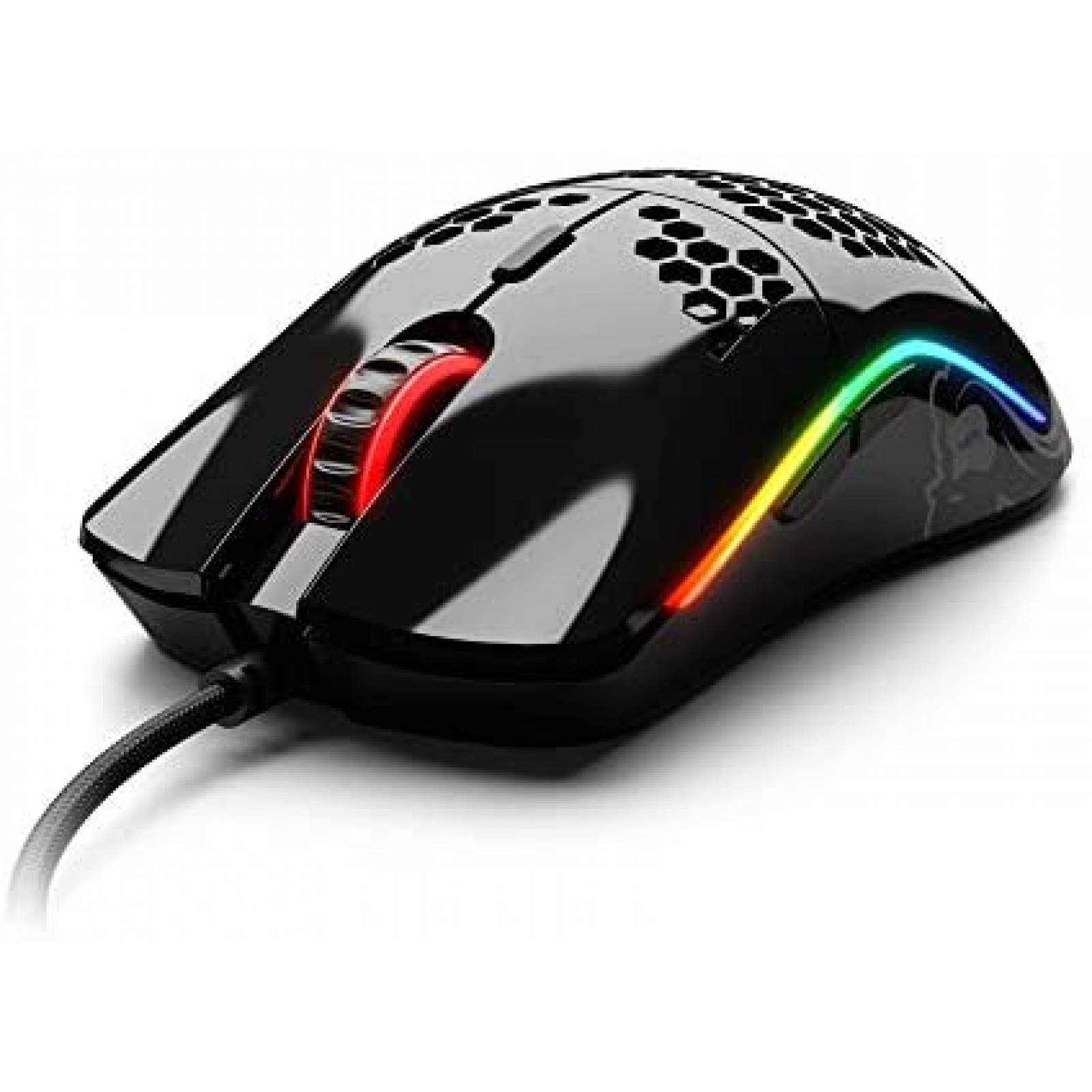 Mouse Gamer Glorious Model O- USB con Luz LED -Negro