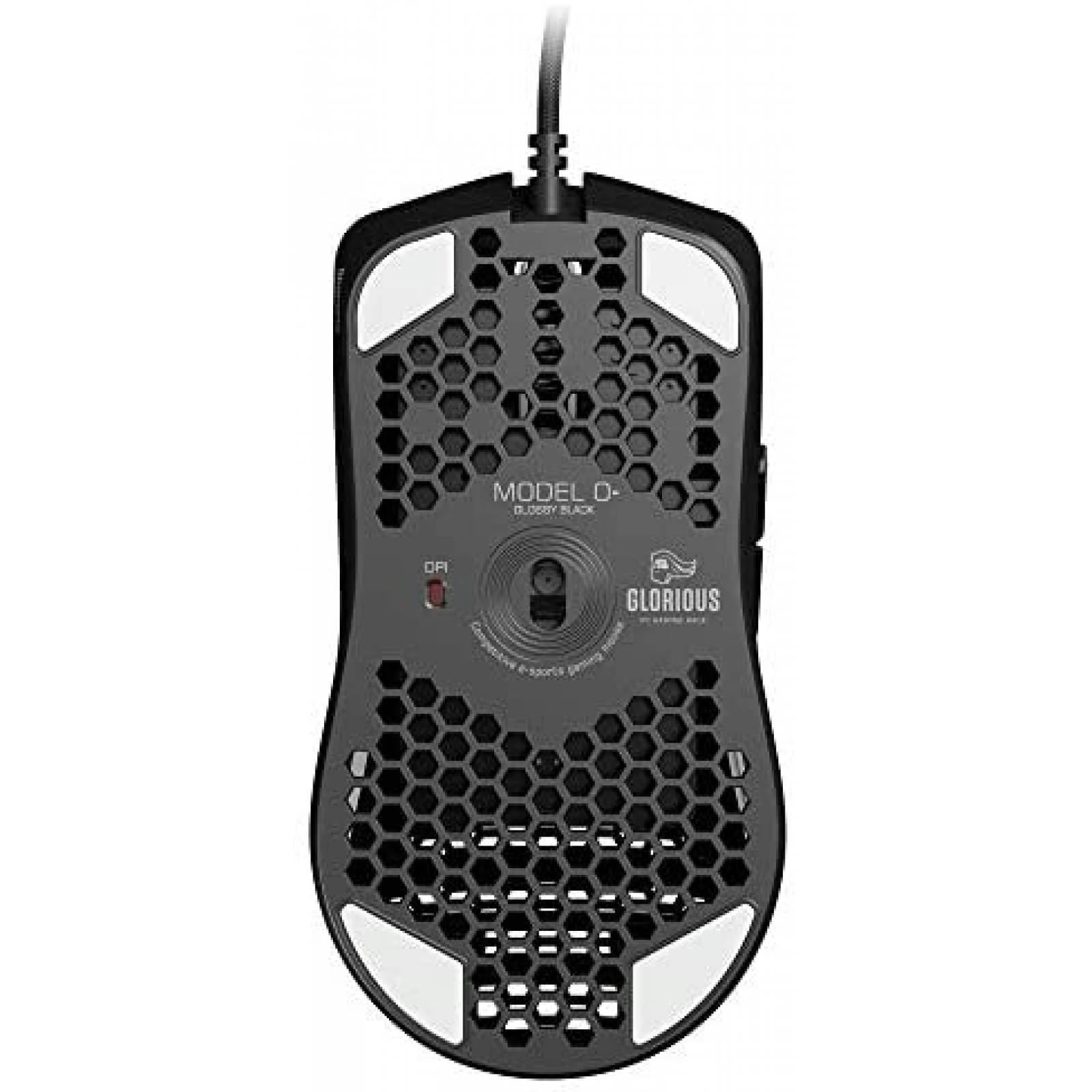 Mouse Gamer Glorious Model O- USB con Luz LED -Negro