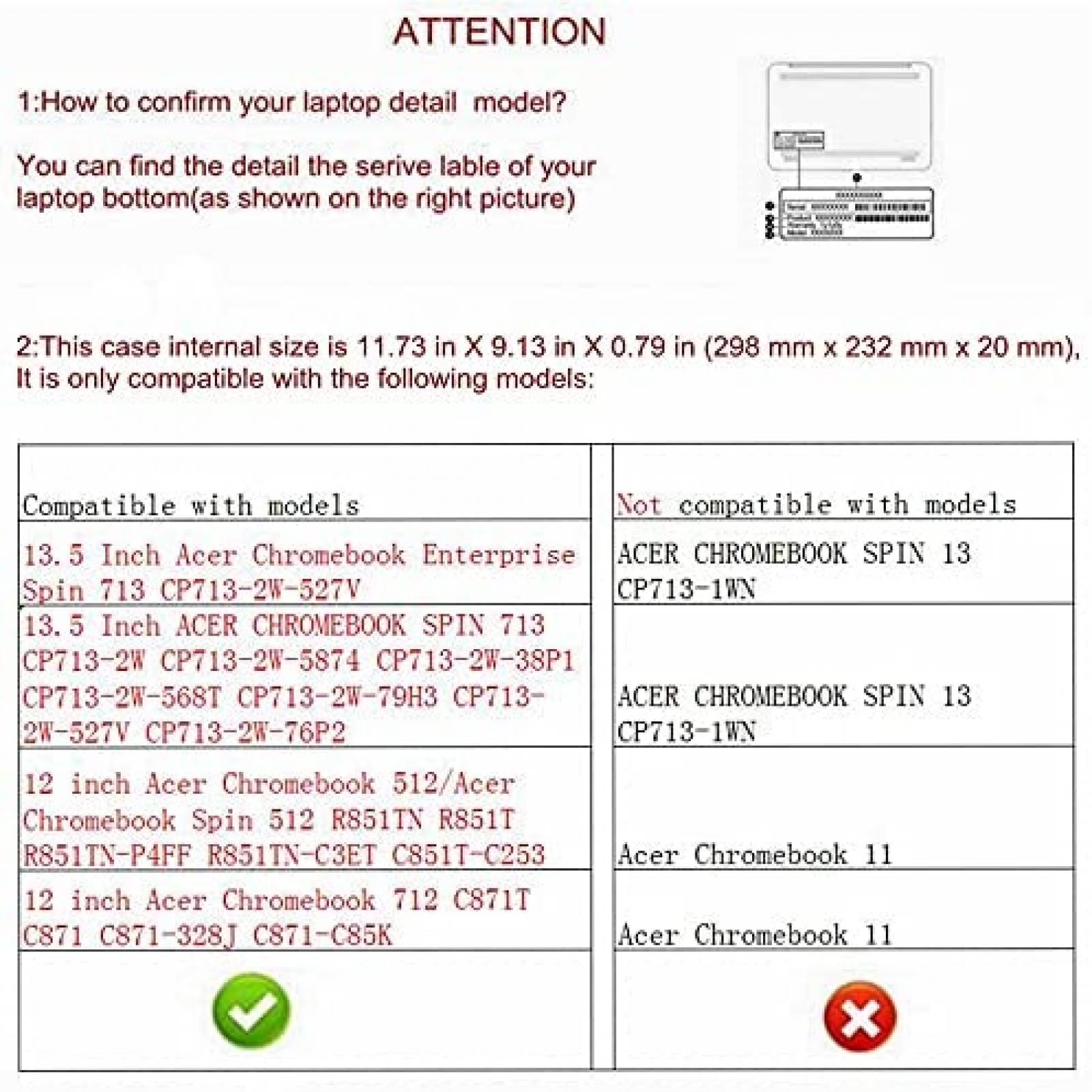 Estuche LiuShan 2 en 1 para portatil de 13.5" -Azul