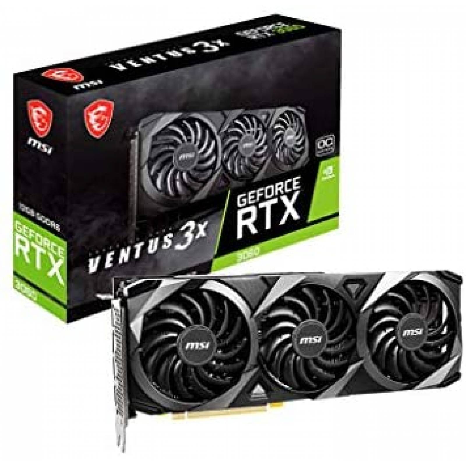 Tarjeta Grafica MSI GeForce RTX 3060 Ventus 3X 12G 12GB
