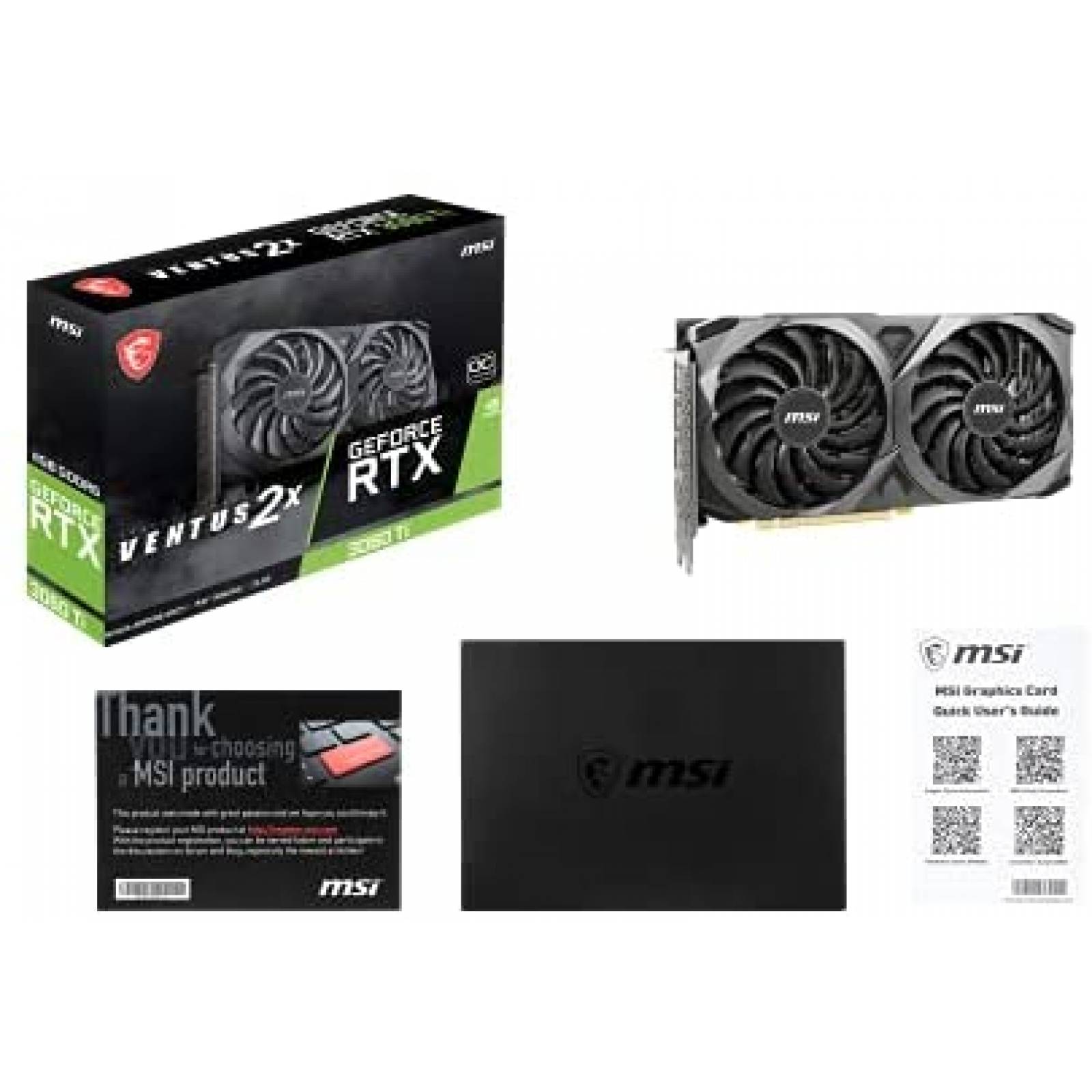 Tarjeta Grafica MSI GeForce RTX 3060 Ti LHR 8GB GDRR6 256Bit