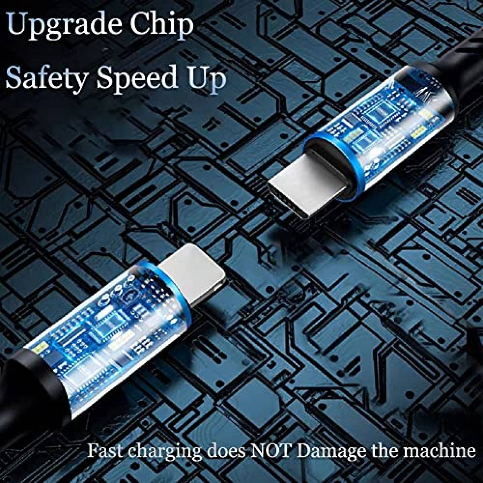 Cable Cargador PEA USB C Divisor 2 en 1 Carga Rapida -Negro