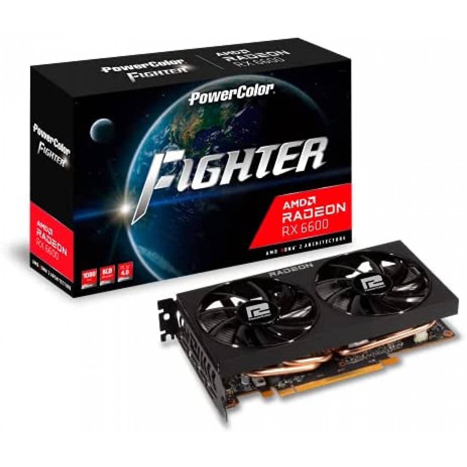 Tarjeta Grafica PowerColor Fighter AMD Radeon RX 660 8GB