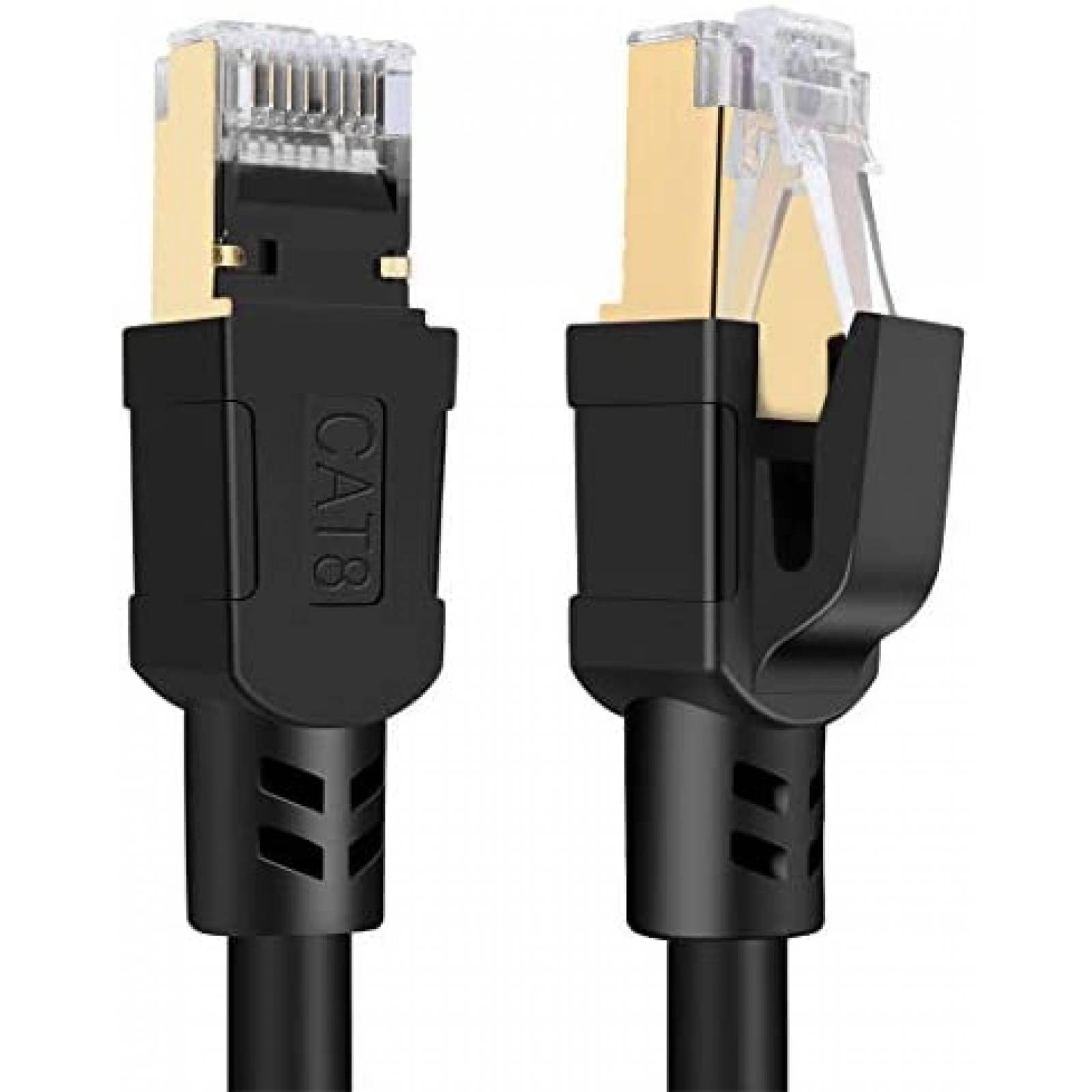 Cable Ethernet SEPWIK Cat 8 con Conector RJ45 -Negro