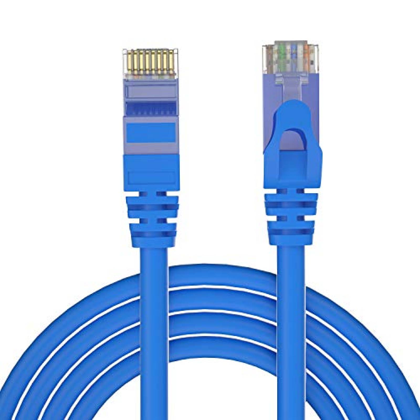 Cable Ethernet SHD Cat6 2 unidades Computador 15 pies -Negro