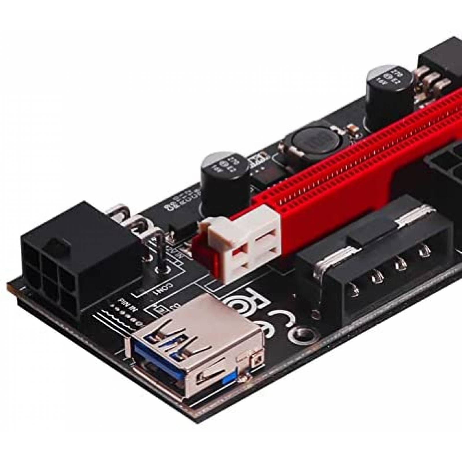 Pack elevador PCIe minado bitcoin TXY X4 16A -Negro