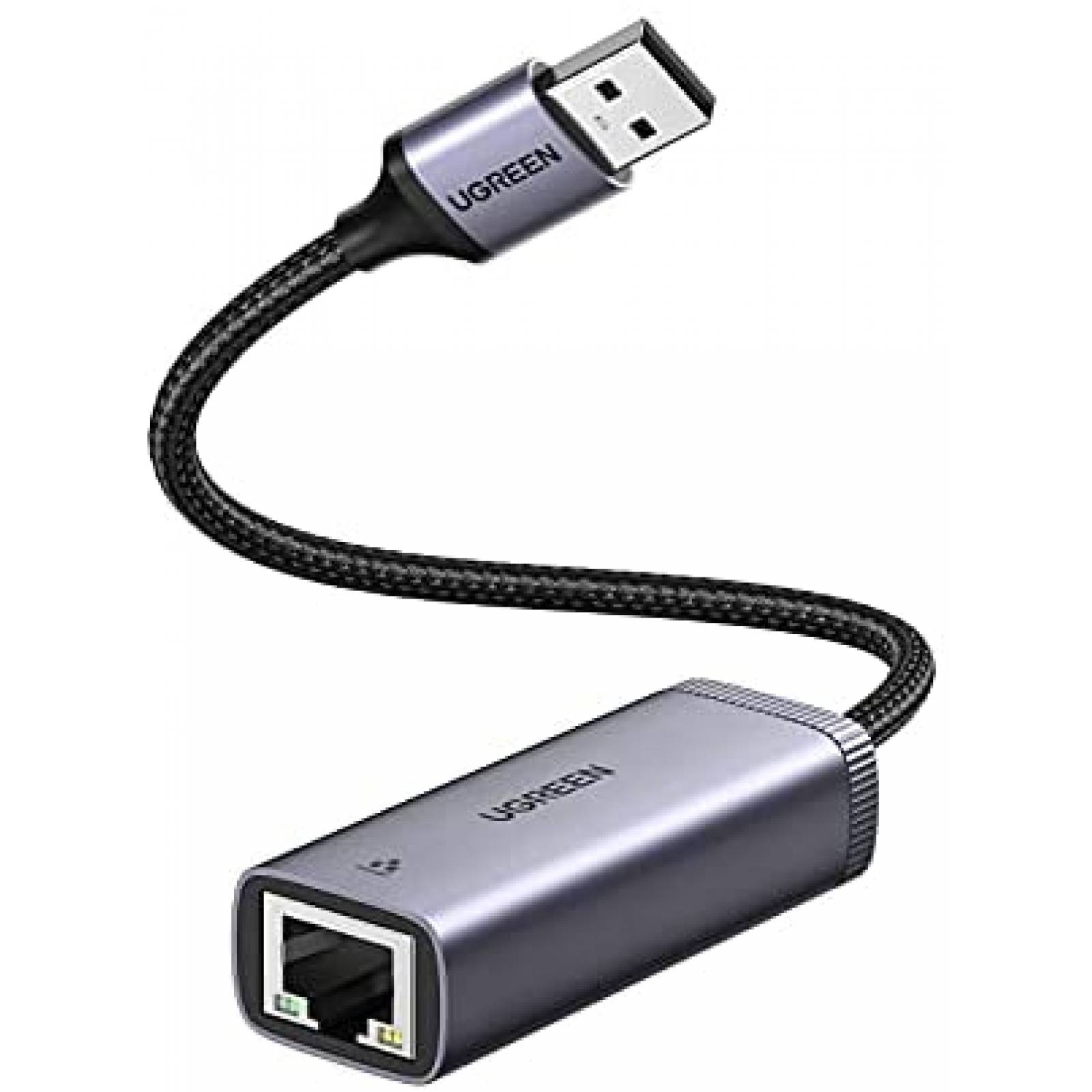 Adaptador USB Ethernet UGREEN USB 3.0 a 10 100 1000 Mbps