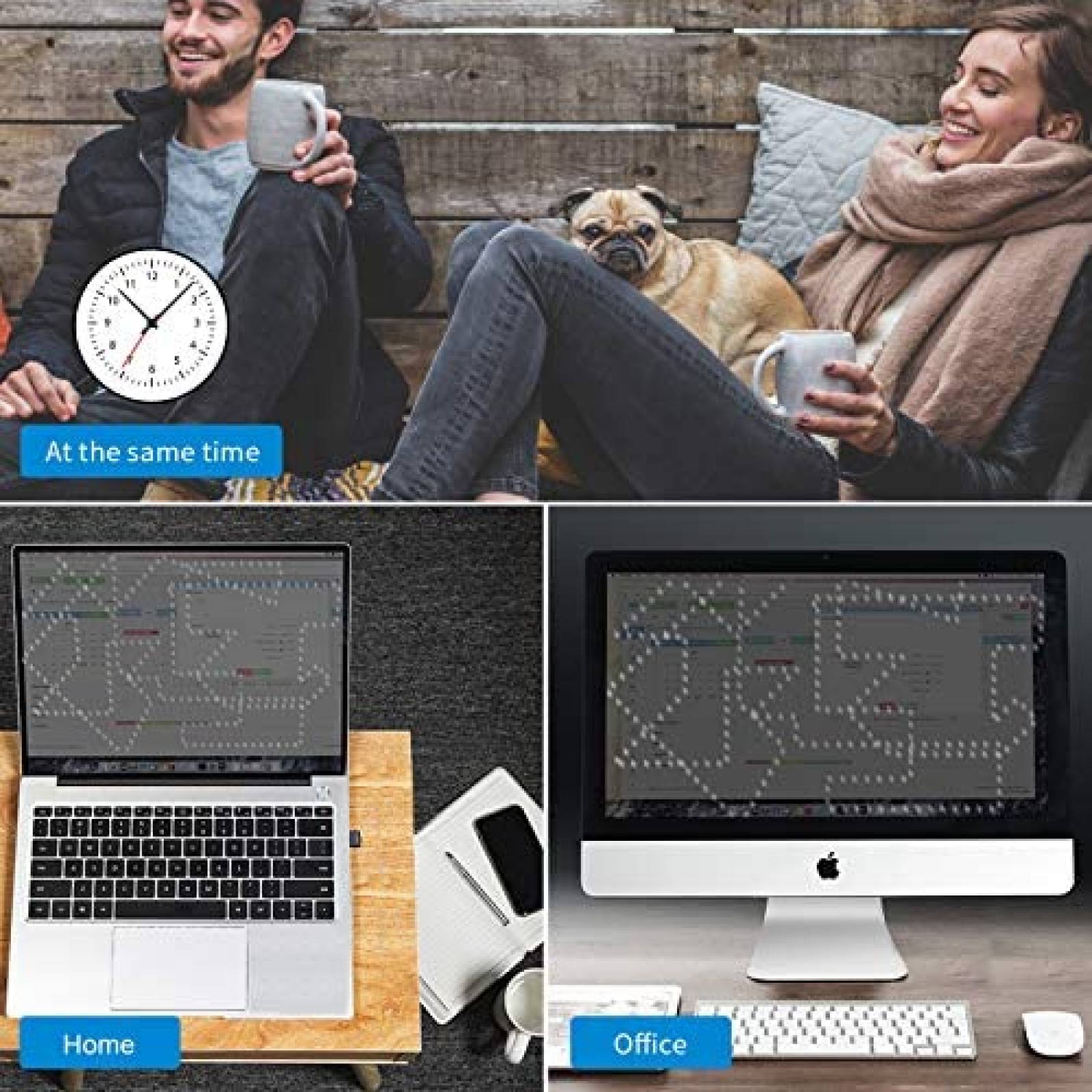 Jiggler de Mouse Vaydeer USB de 4 Botones Multi-Track -Negro