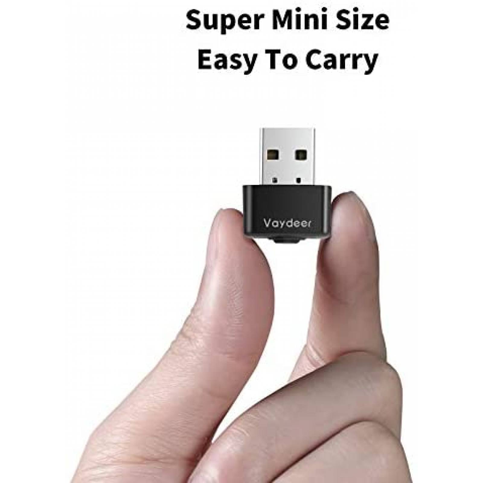 Jiggler de Mouse Vaydeer USB de 4 Botones Multi-Track -Negro