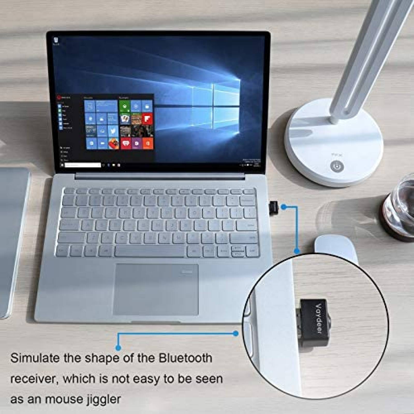 Jiggler de Mouse Vaydeer USB de 4 Botones Multi-Track -Negro