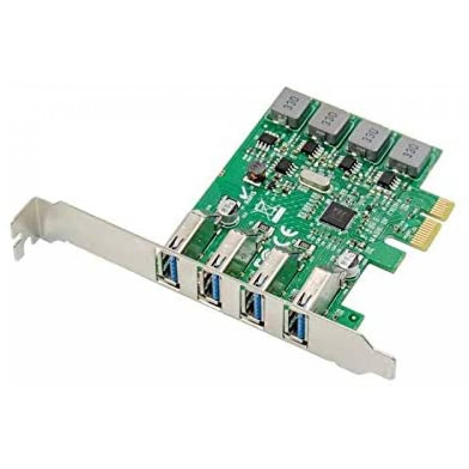 Tarjeta PCI Express X-MEDIA Adaptadora USB 3.0 de 4 Puertos