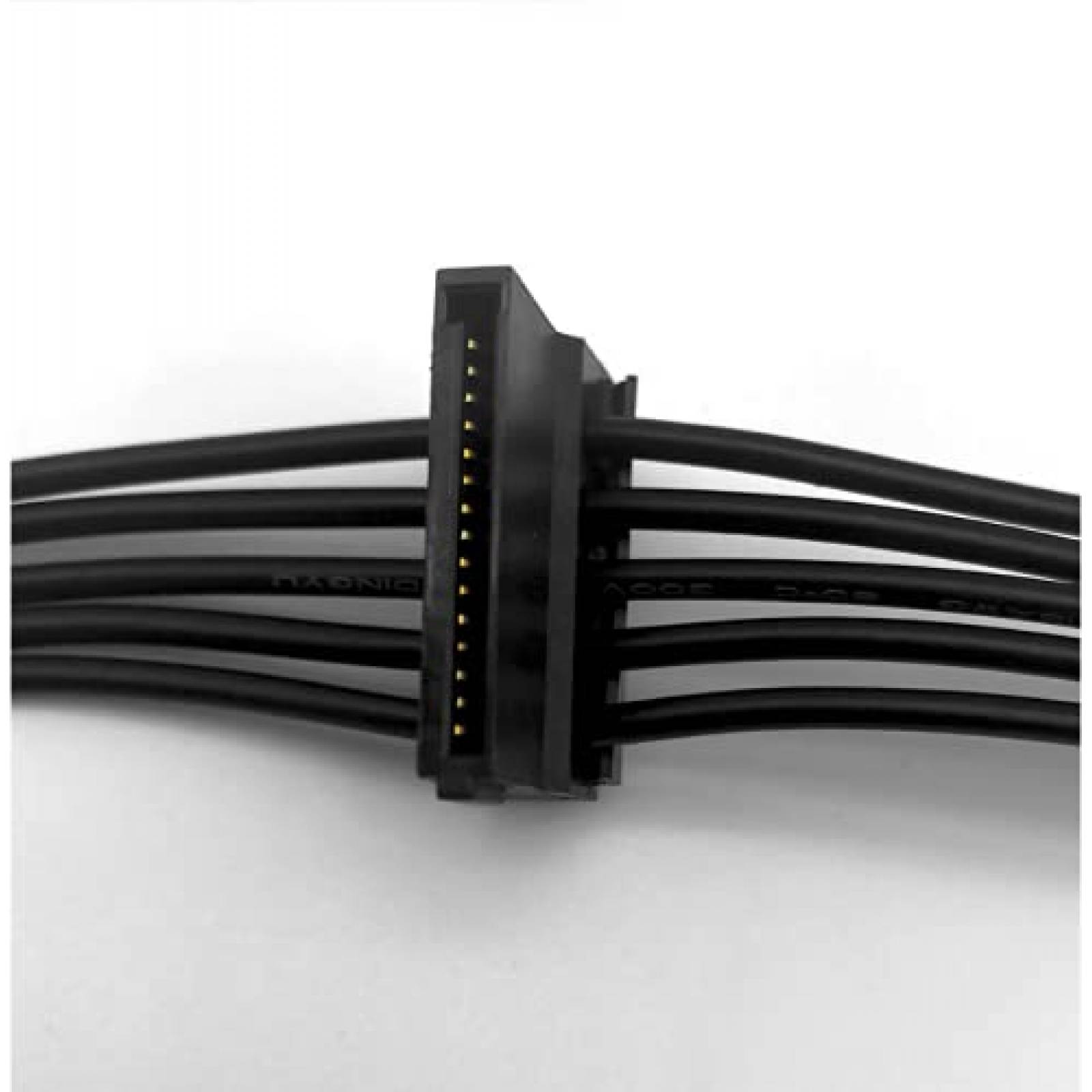 Cable SATA 1 de disco duro 15Pin sata a 5PIN -Negro
