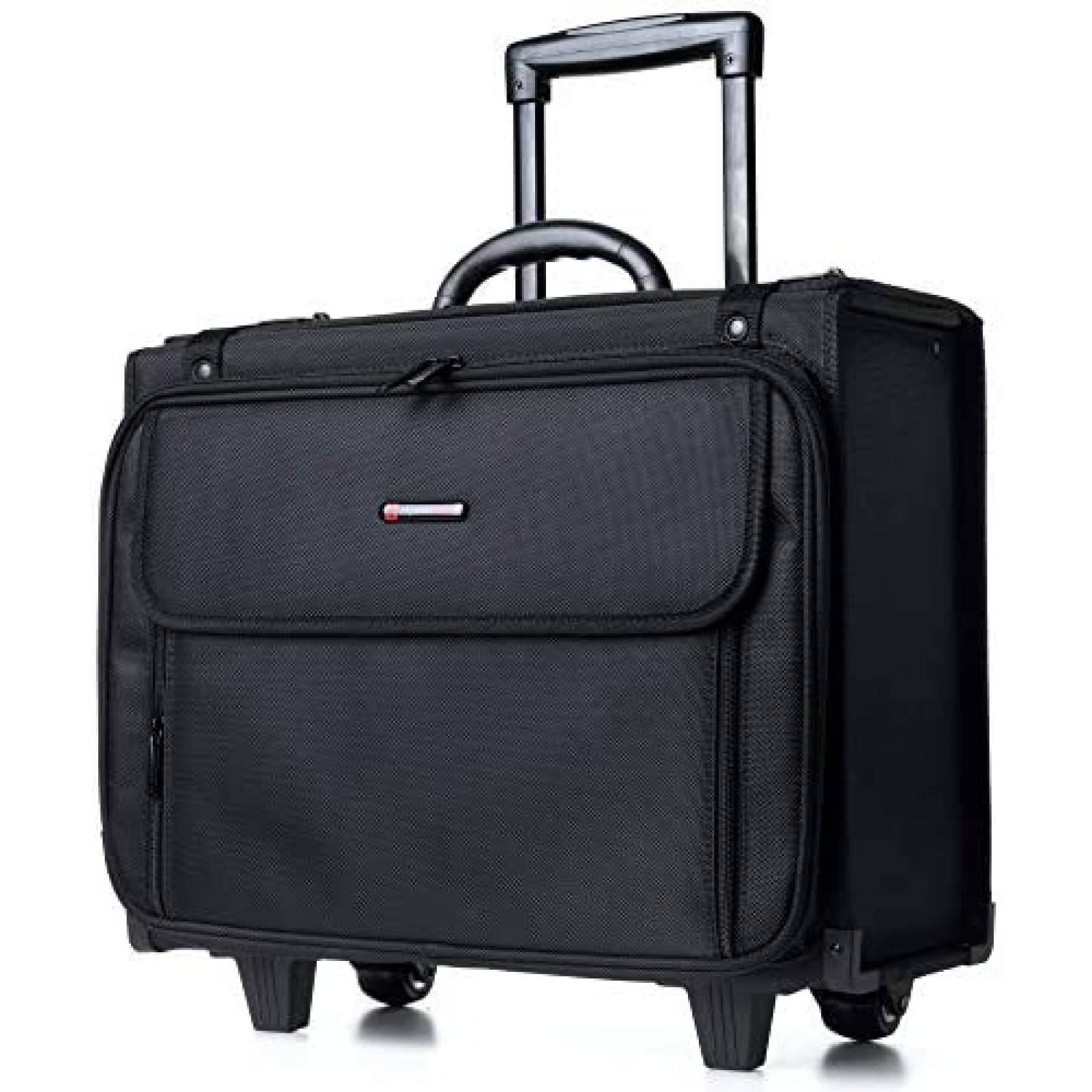 Maletin Alpine Swiss Rigido Funda laptop 17" -Negro