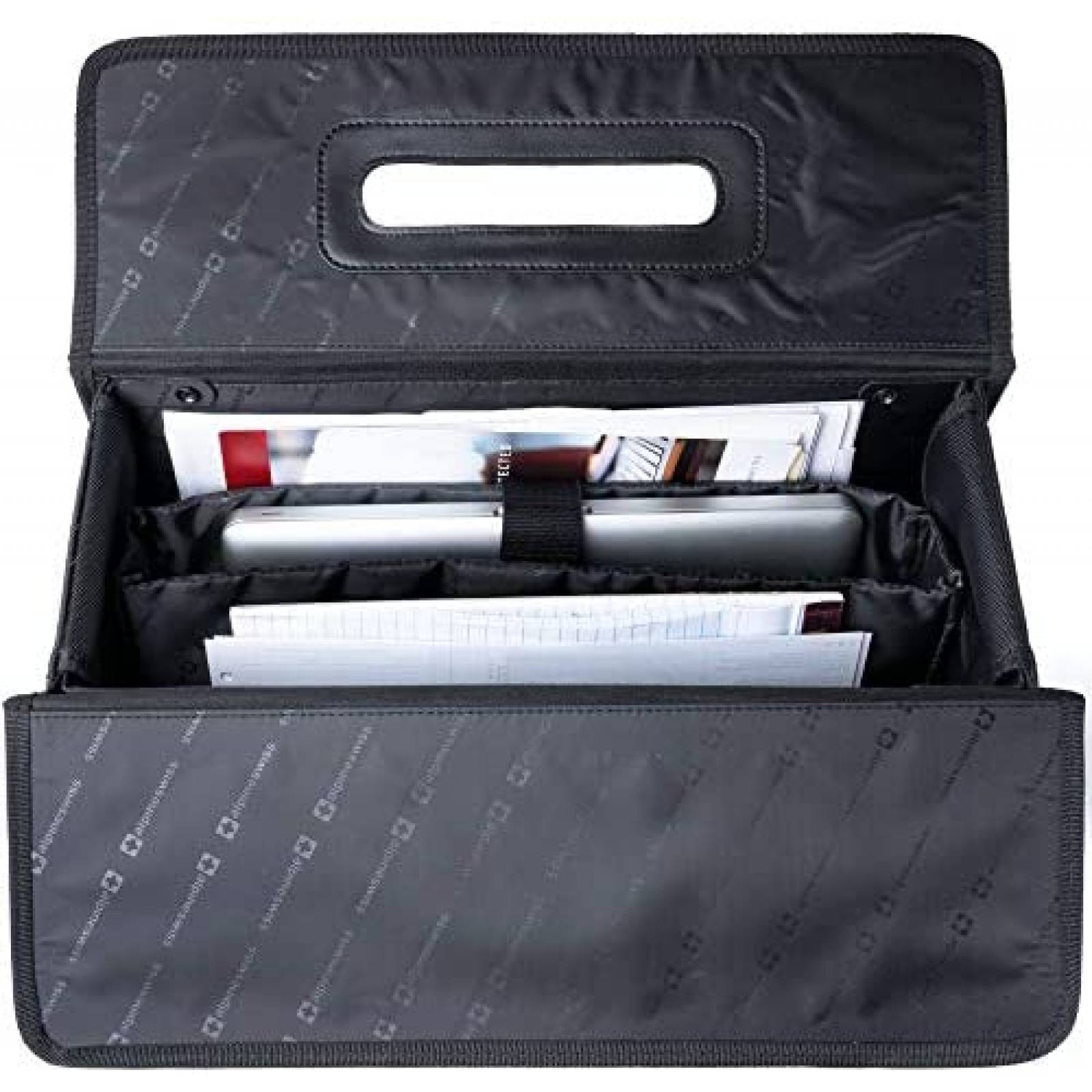 Maletin Alpine Swiss Rigido Funda laptop 17" -Negro
