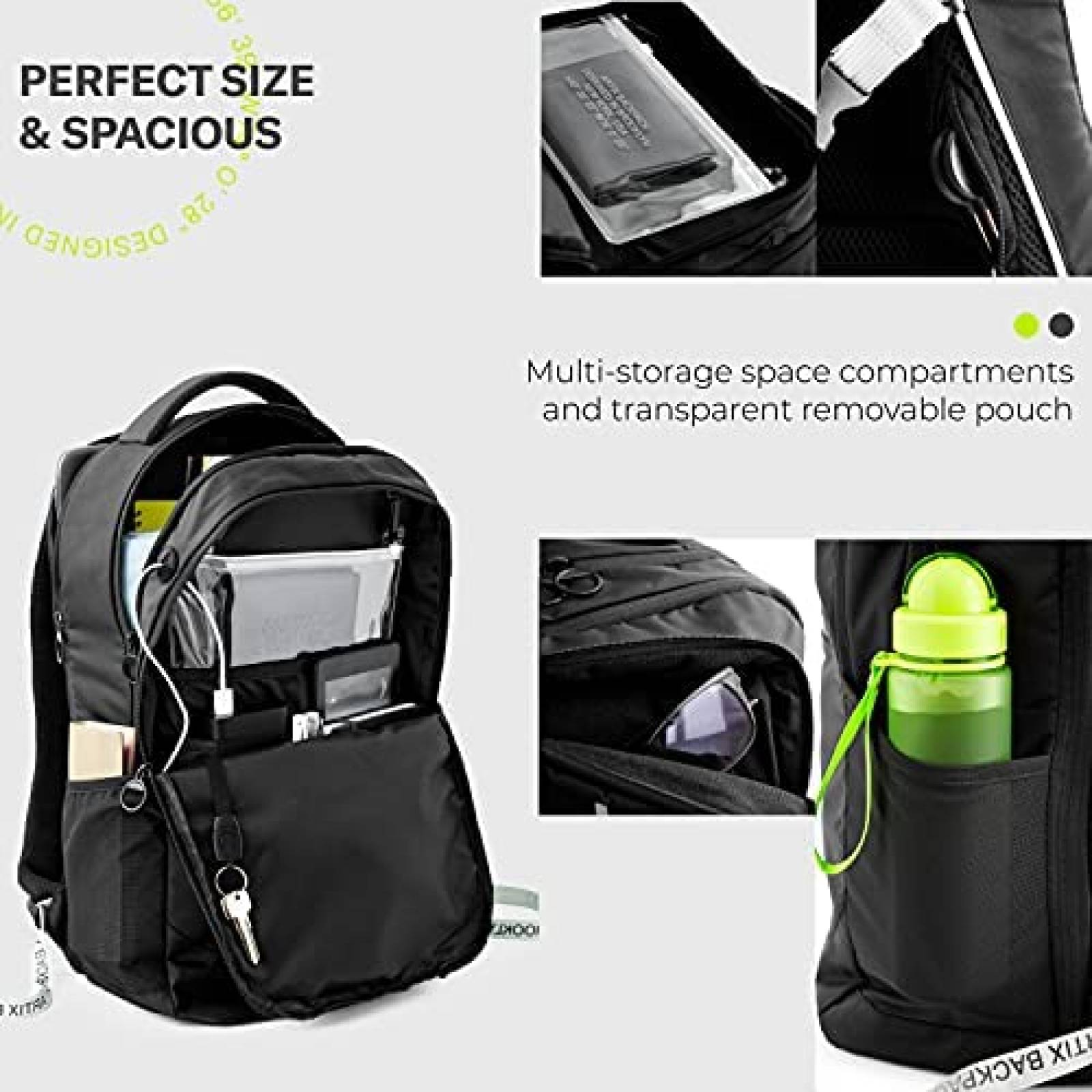 Mochila Artix 3 Compartimentos c/Espacio para Laptop 17.3"
