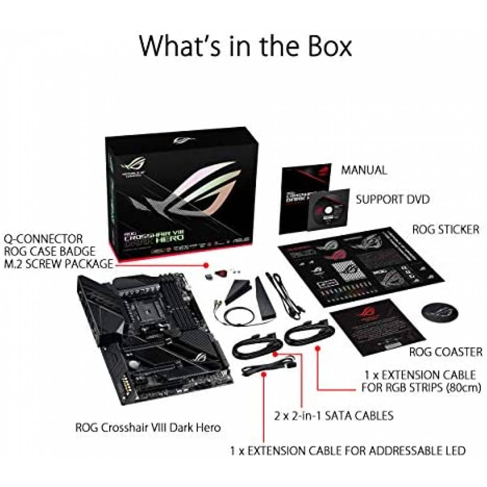 Tarjeta madre ASUS ROG Crosshair VIII Dark Hero Ryzen 5000