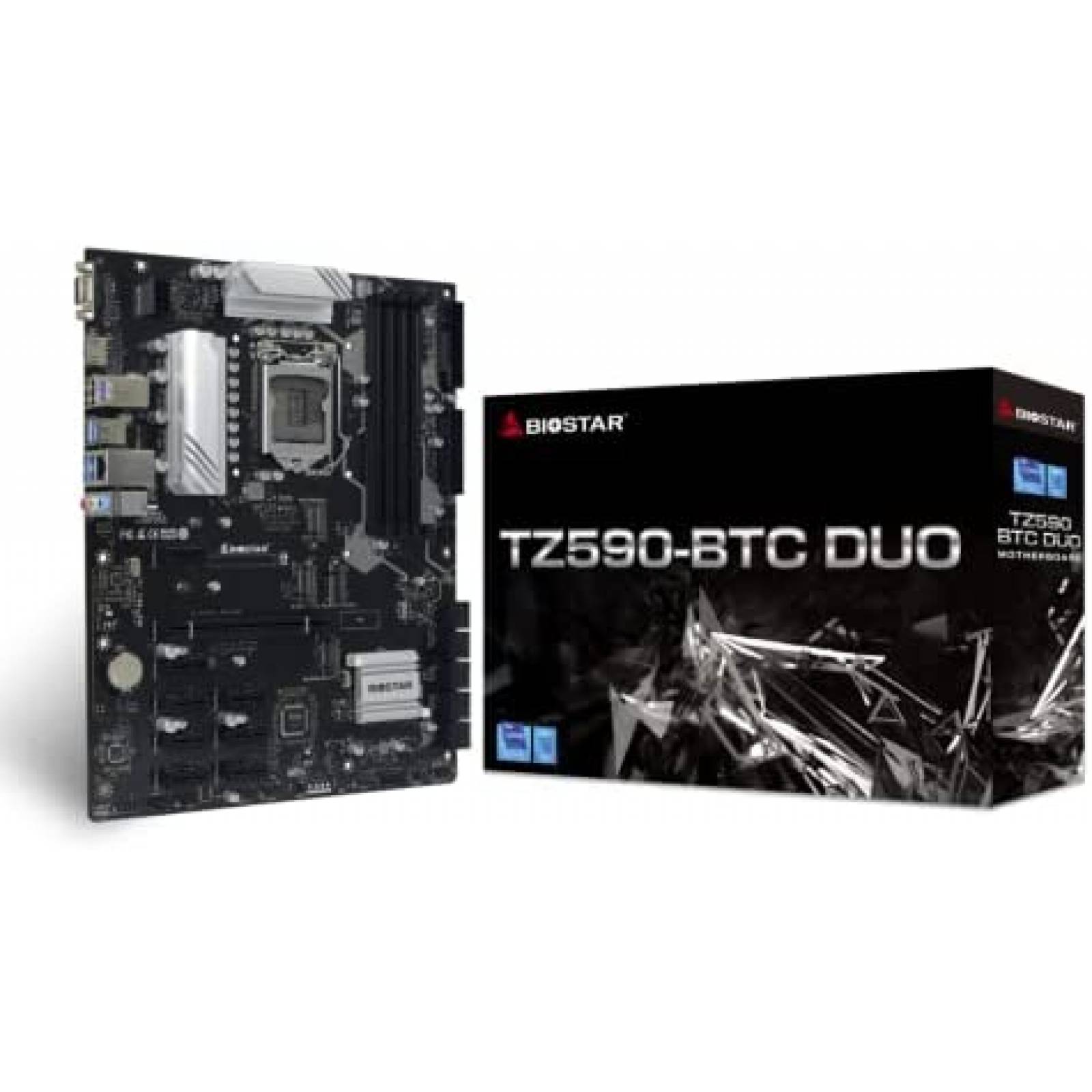 Tarjeta madre Biostar TZ590-BTC Duo LGA 1200 Intel Z590