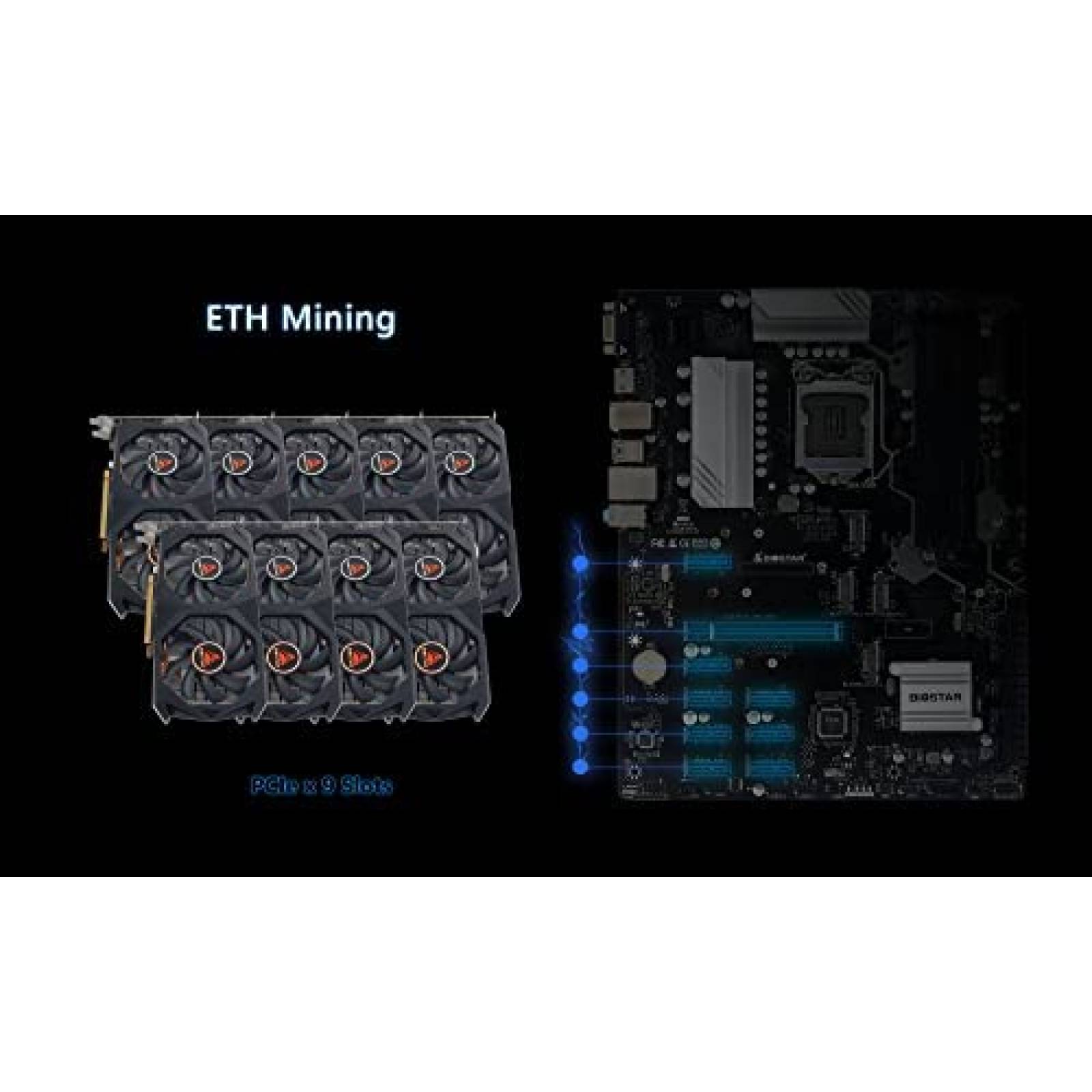 Tarjeta madre Biostar TZ590-BTC Duo LGA 1200 Intel Z590