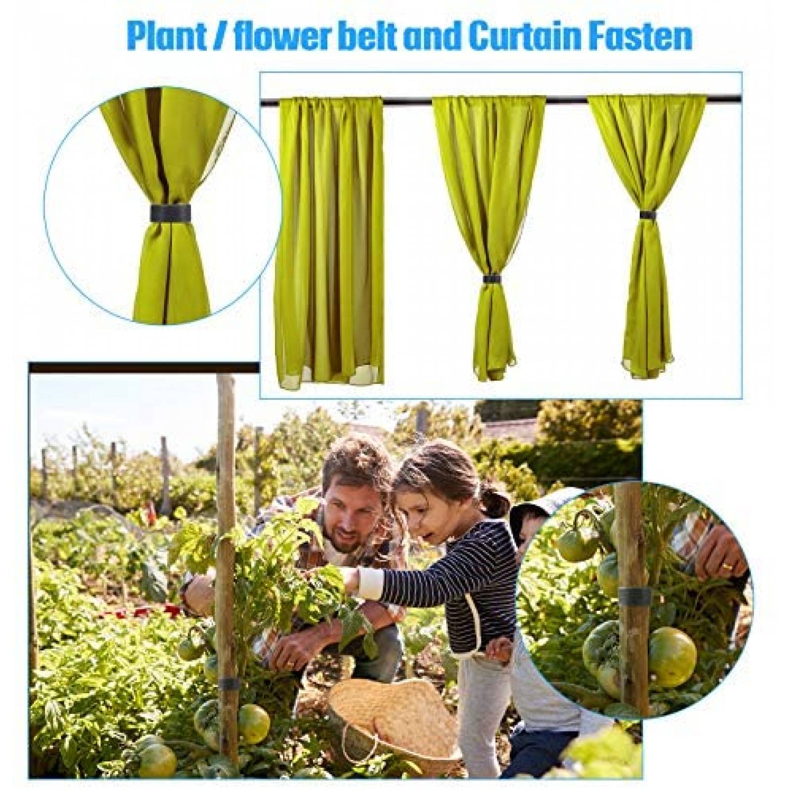 Correa para Cables Chuangdi 3 Rollos de 30 Yardas -Negro