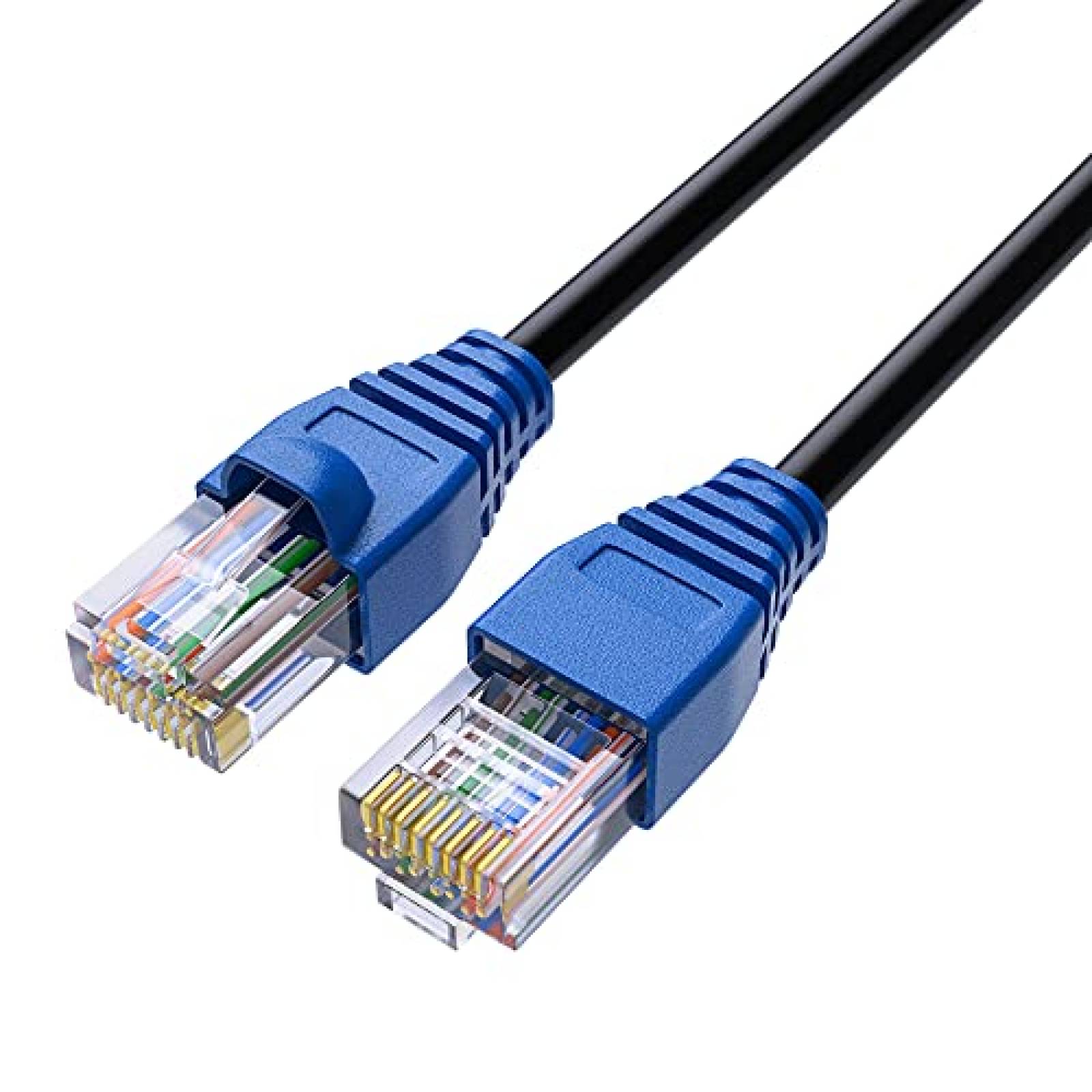 Cable Conable Ethernet Cat5e Para Exteriores 250 ft -Negro
