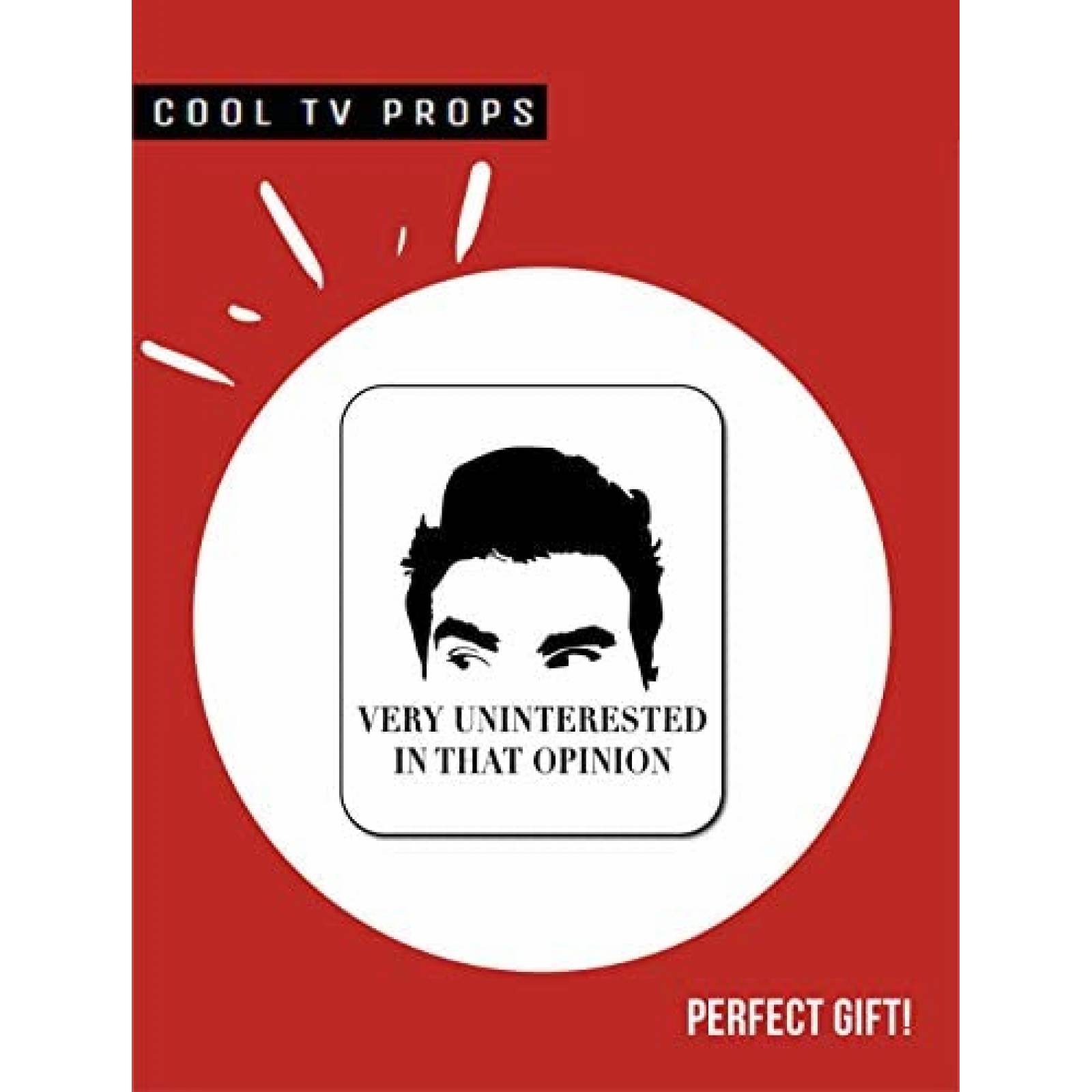 Mouse Pad Cool TV Props 8 x 9.5 Frase Sarcastica -Blanco