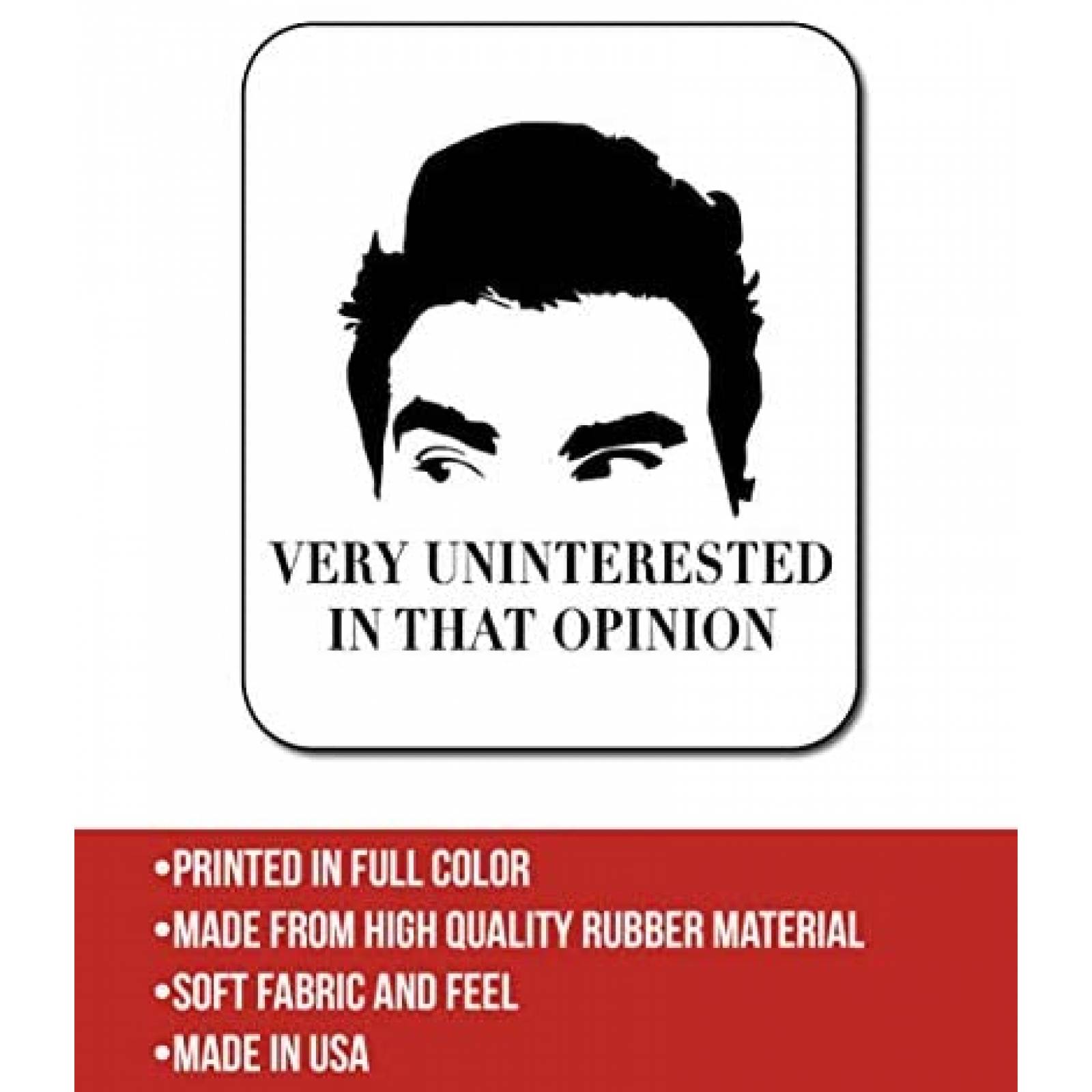 Mouse Pad Cool TV Props 8 x 9.5 Frase Sarcastica -Blanco