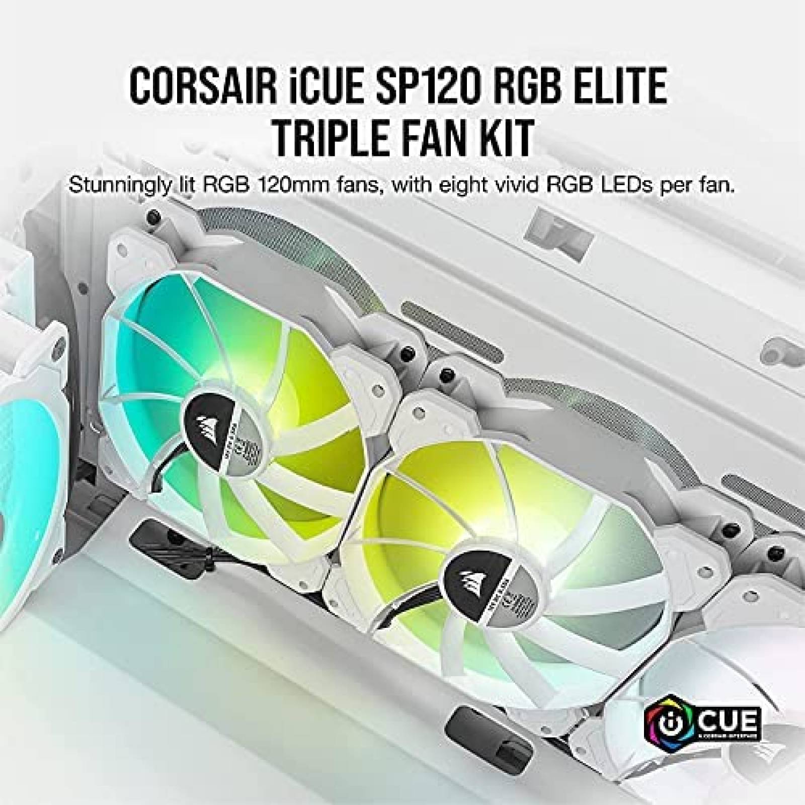 Ventilador para PC Corsair iCUE SP120 120mm c/Luz RGB