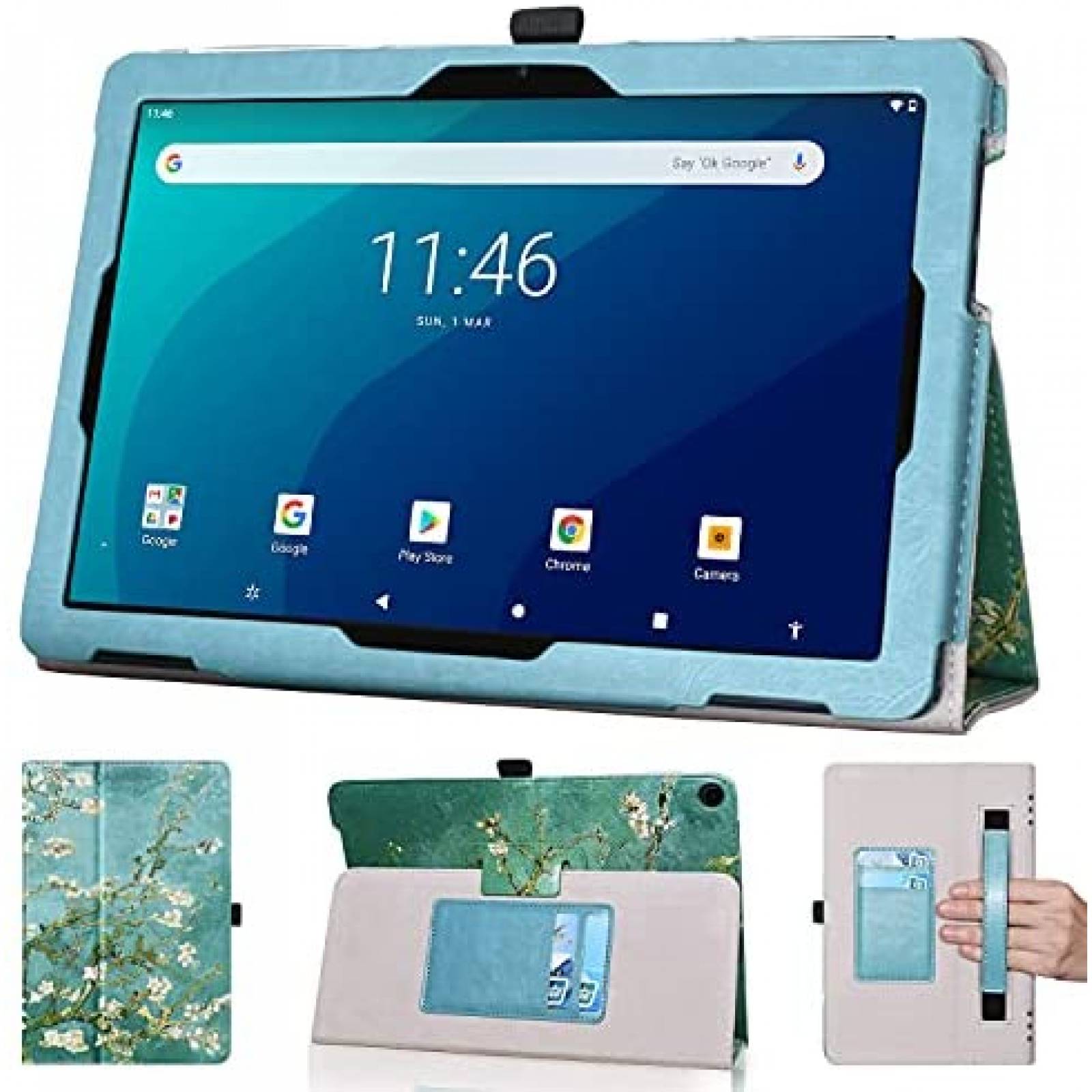 Funda DMLuna para Tablet Onn 2da Gen. de 10.1'' -Azul