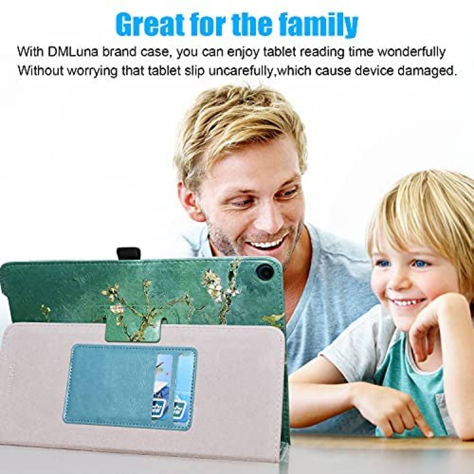 Funda DMLuna para Tablet Onn 2da Gen. de 10.1'' -Azul