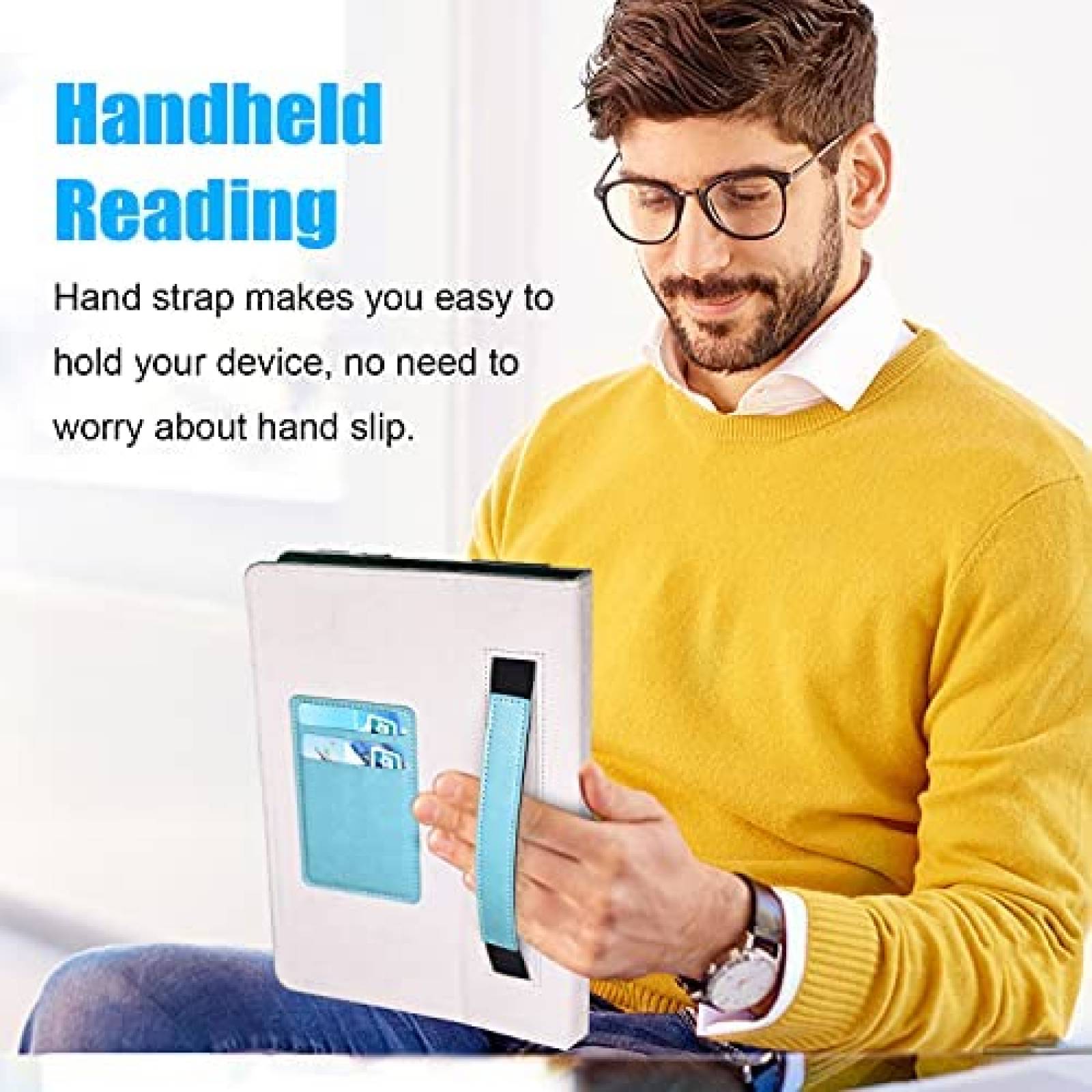 Funda DMLuna para Tablet Onn 2da Gen. de 10.1'' -Azul
