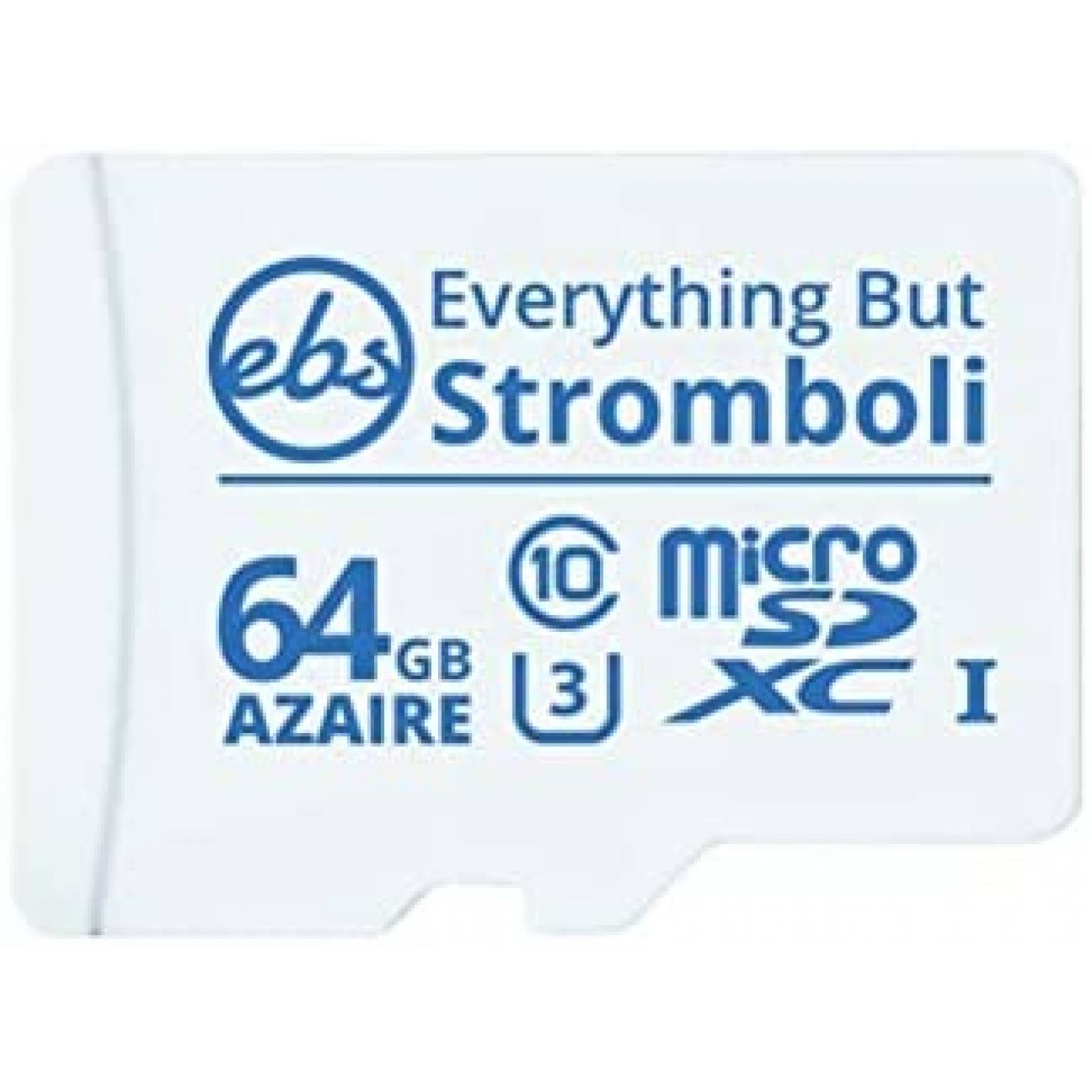 Tarjeta Micro SD Everything But Stromboli 64GB Clase 10-Azul