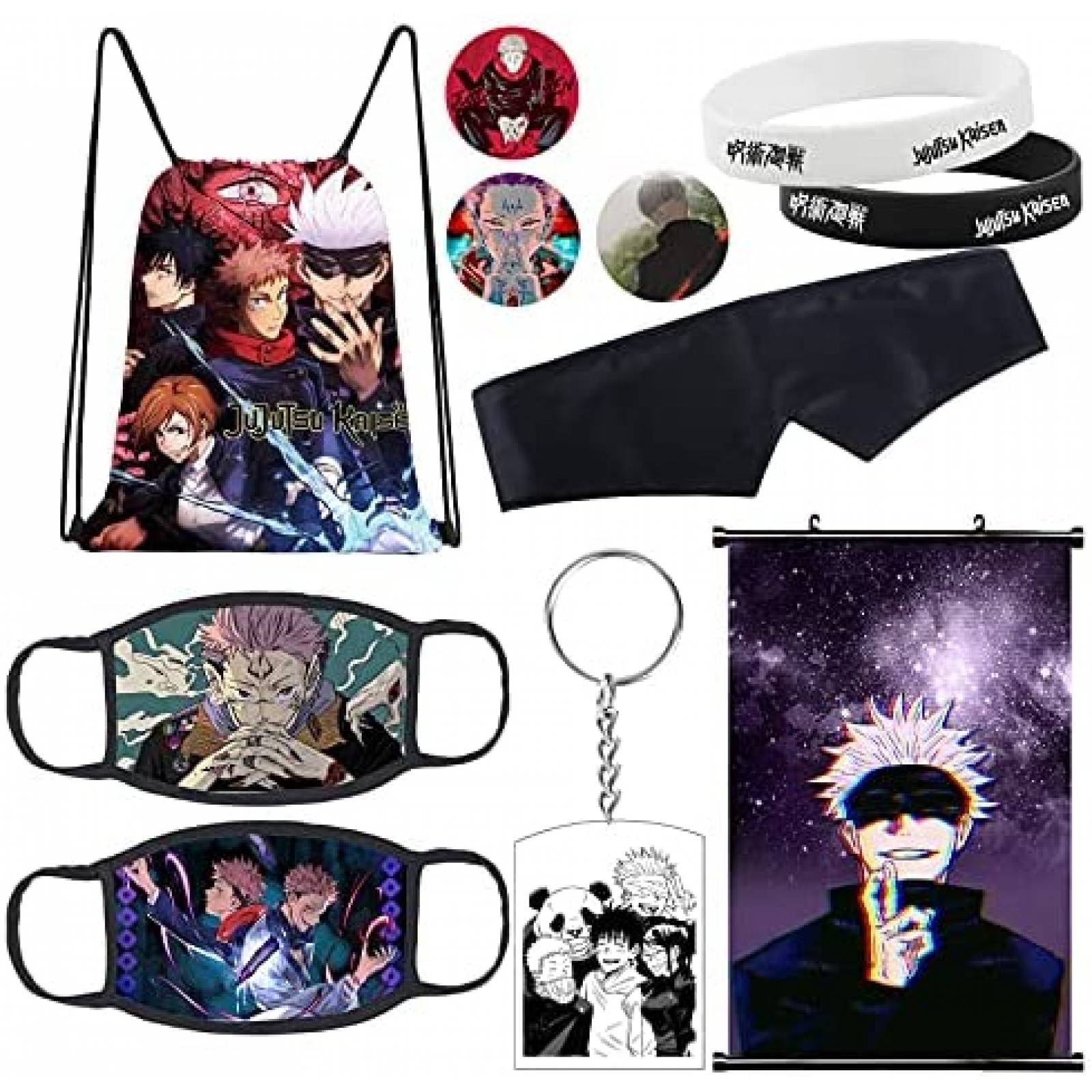 Kit de Accesorios Funkillee Bolsa de Jujutsu Kaisen