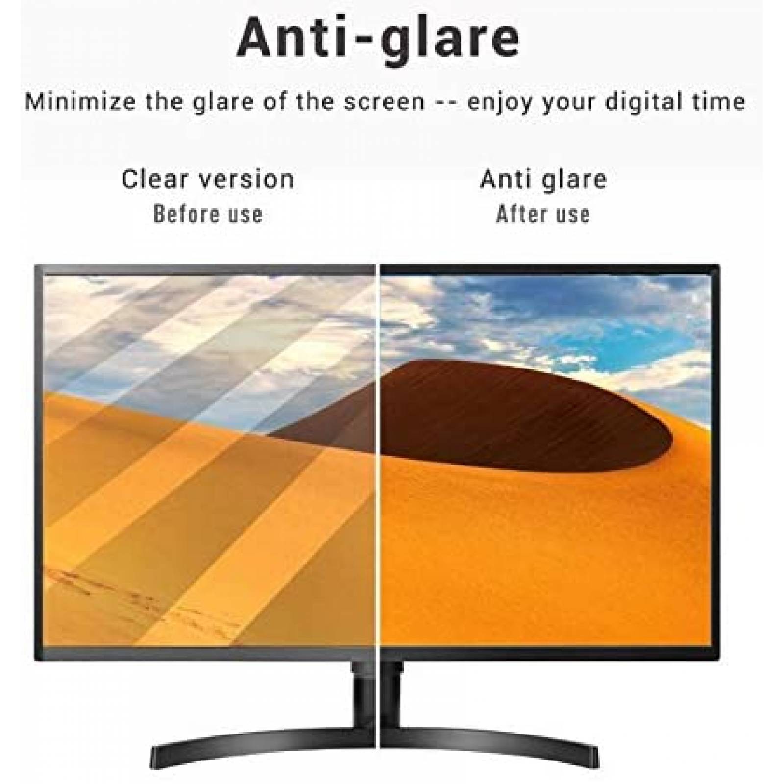 Protector de pantalla anti luz azul GUMIKE para monitor 22"
