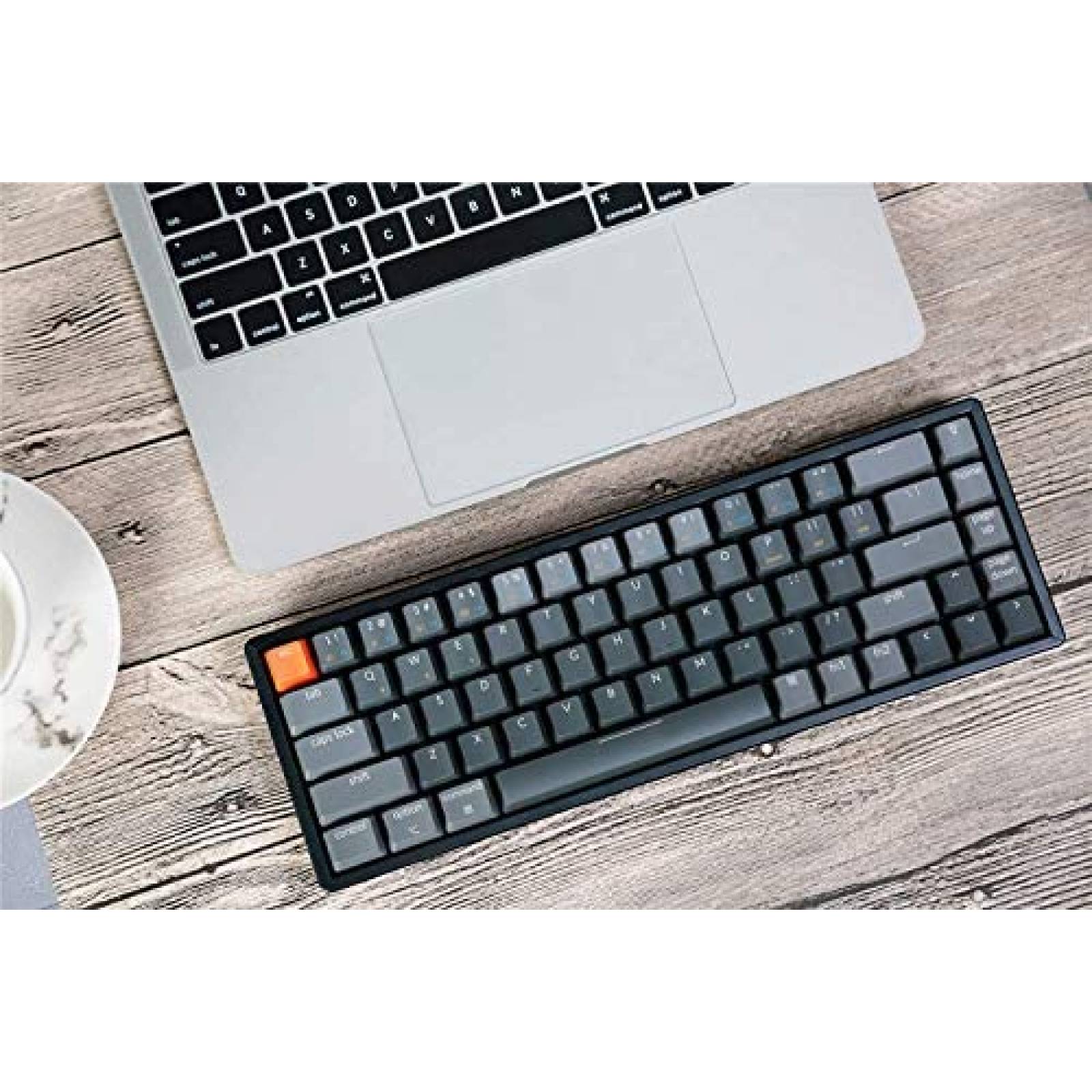 Teclado Keychron K6 Inalambrico Mecanico RGB LED -Negro