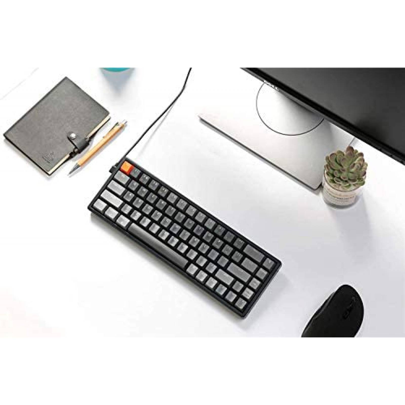 Teclado Keychron K6 Inalambrico Mecanico RGB LED -Negro