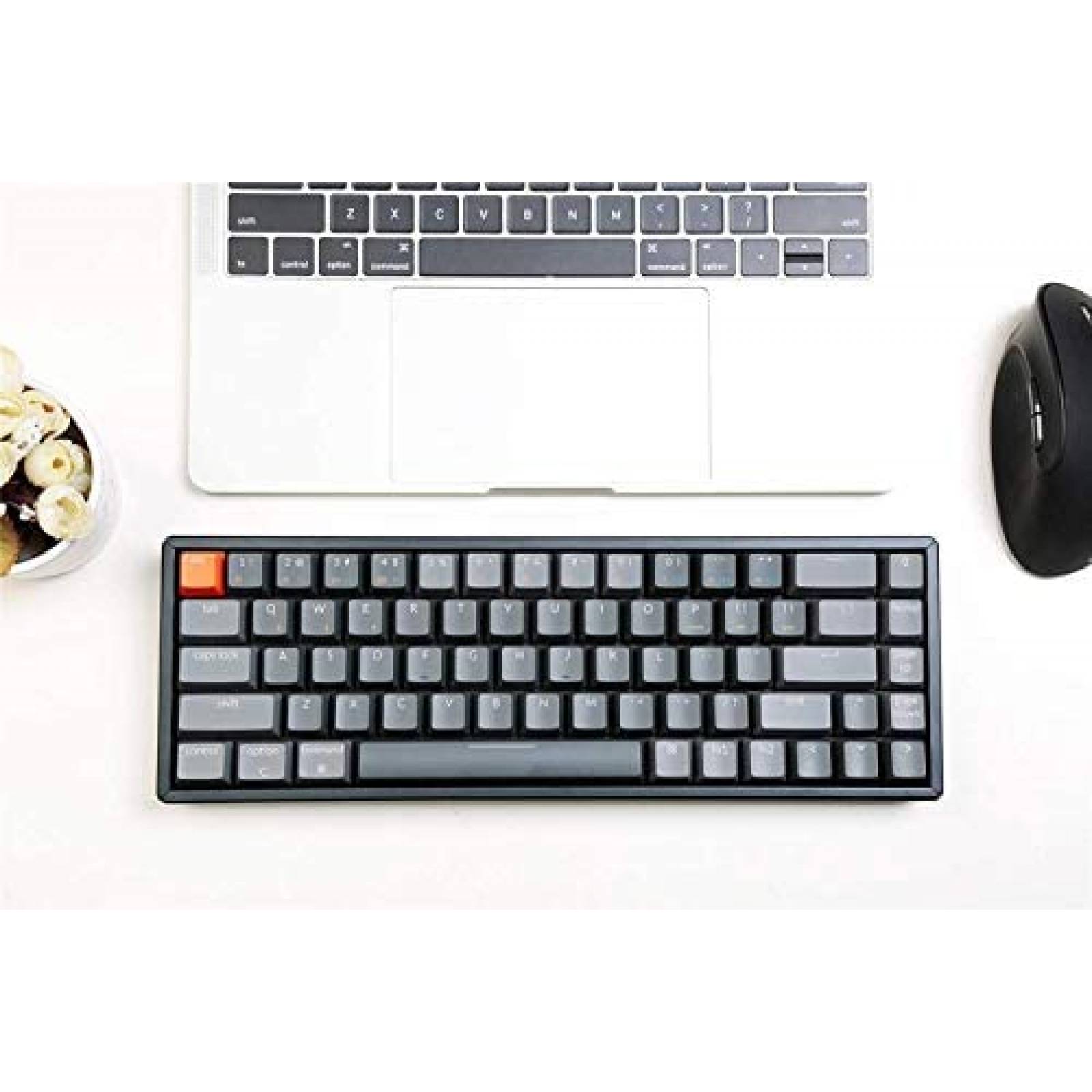 Teclado Keychron K6 Inalambrico Mecanico RGB LED -Negro