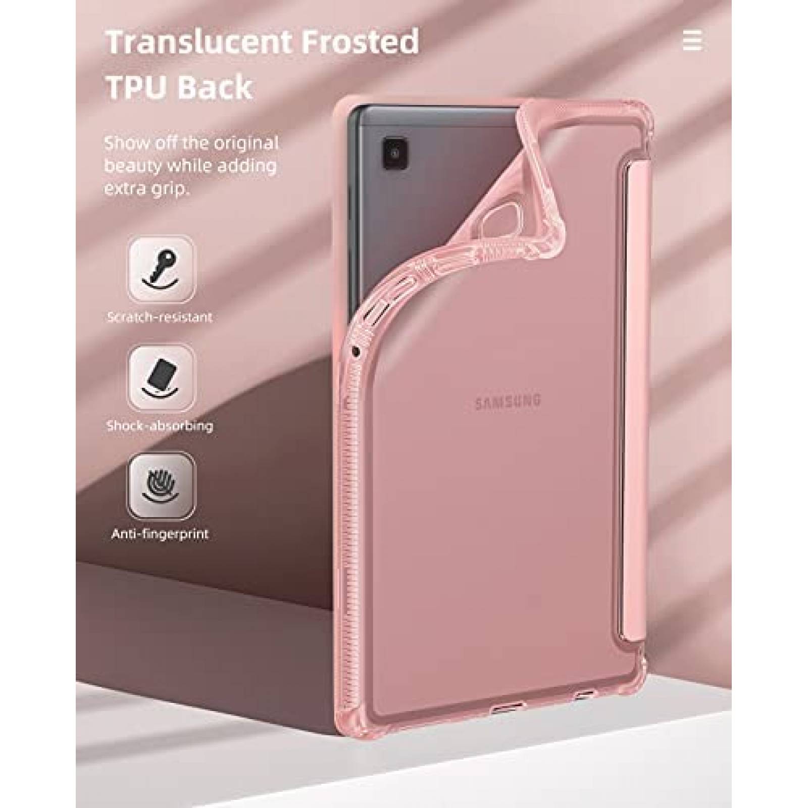 Funda MoKo para Samsung Galaxy Tab A7 Lite de 8.7" -Rosa
