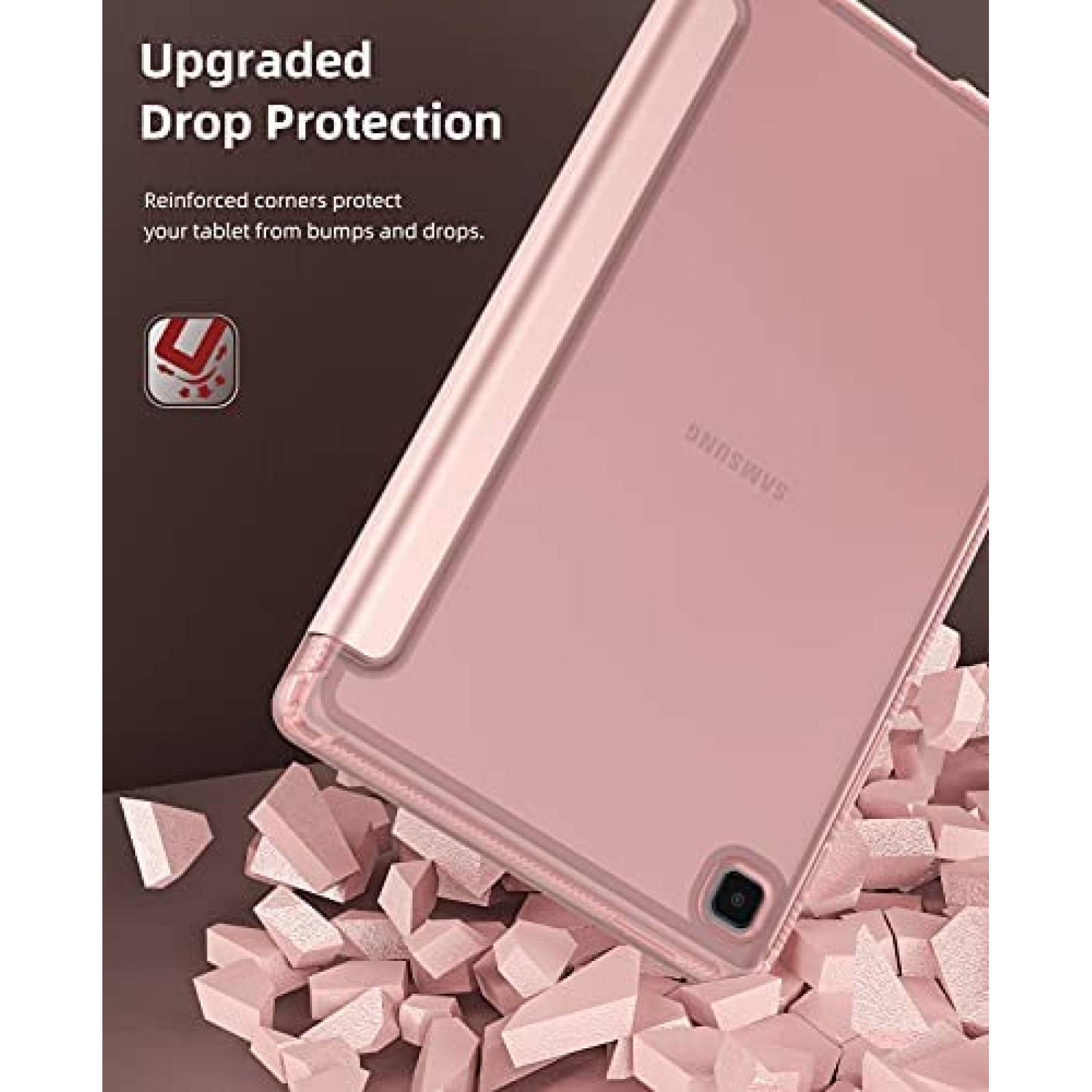 Funda MoKo para Samsung Galaxy Tab A7 Lite de 8.7" -Rosa