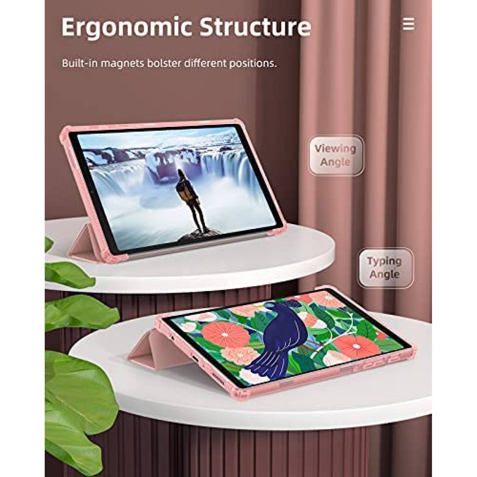 Funda MoKo para Samsung Galaxy Tab A7 Lite de 8.7" -Rosa