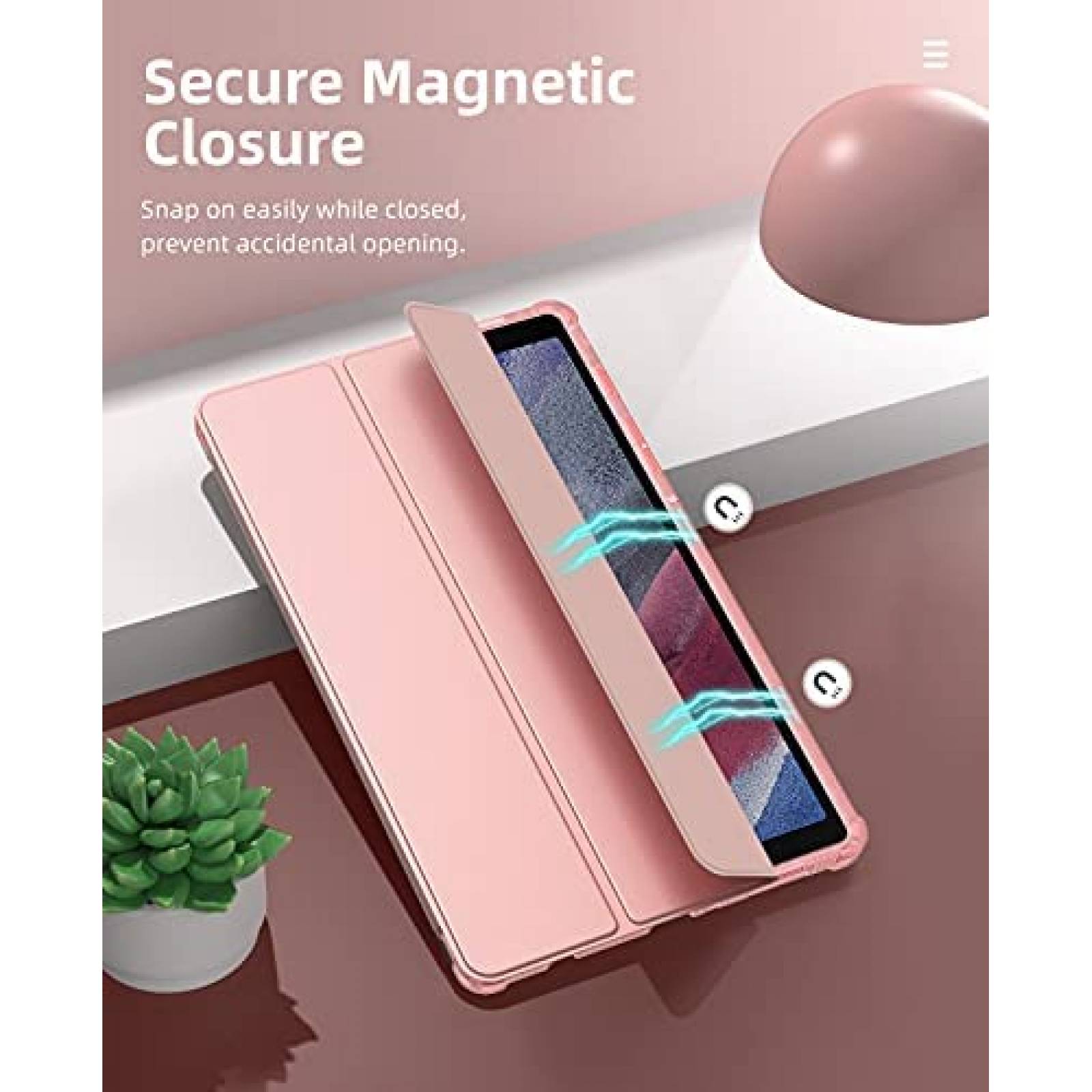 Funda MoKo para Samsung Galaxy Tab A7 Lite de 8.7" -Rosa