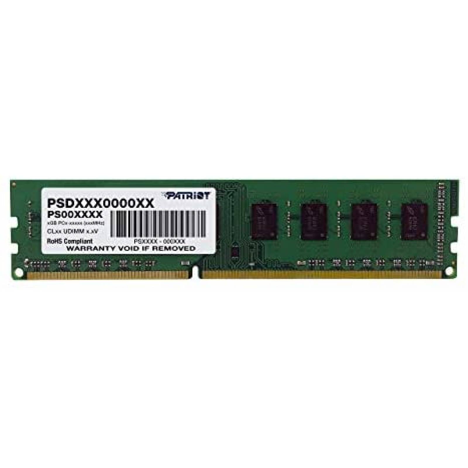 Memoria RAM Patriot Memory 8GB DIMM DDR3 CL11 PC3-12800