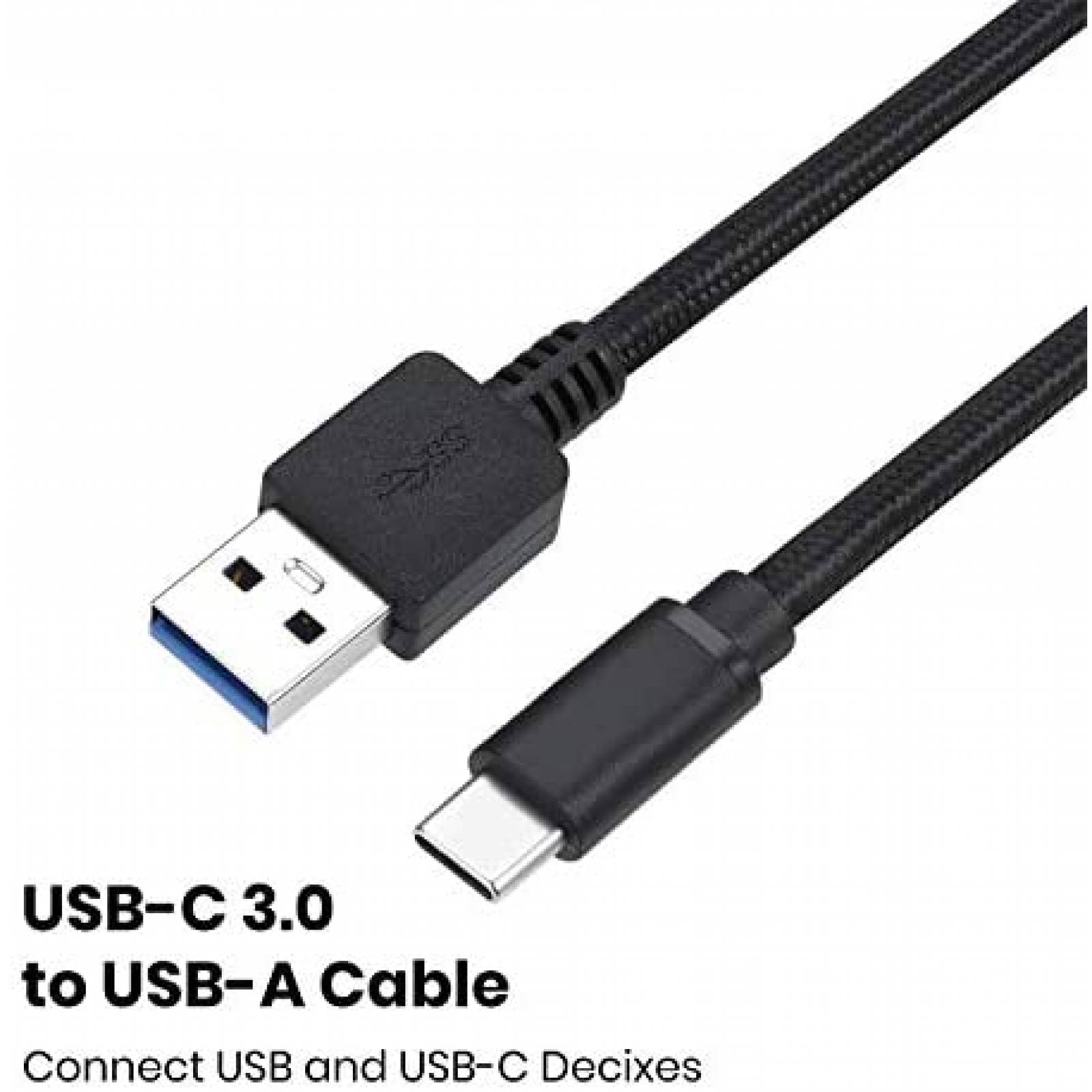 Cable Perixx PERIPRO-407 USB C Macho a USB A Macho 3 ft