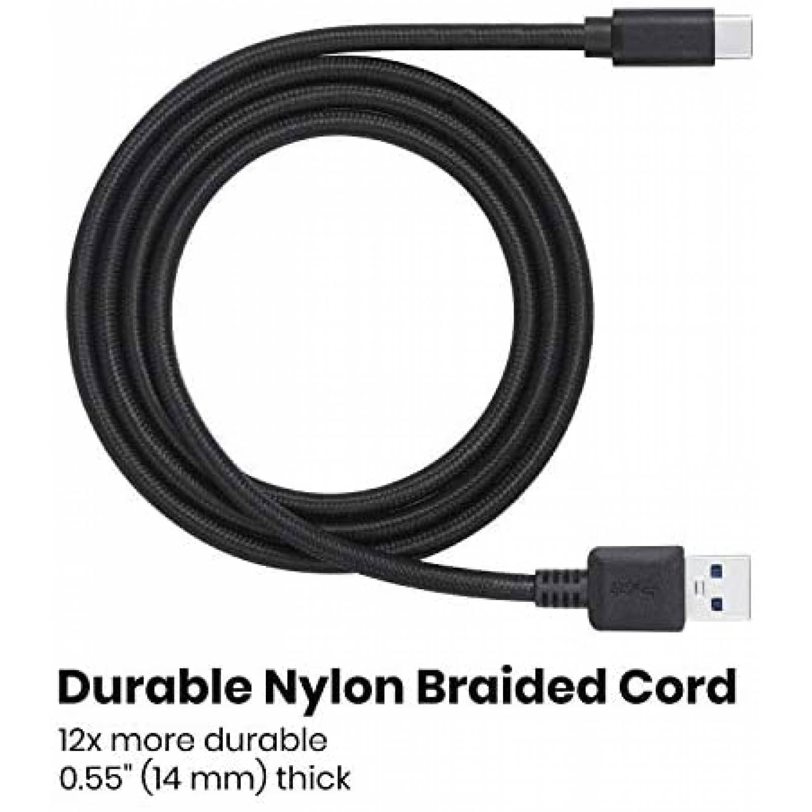 Cable Perixx PERIPRO-407 USB C Macho a USB A Macho 3 ft